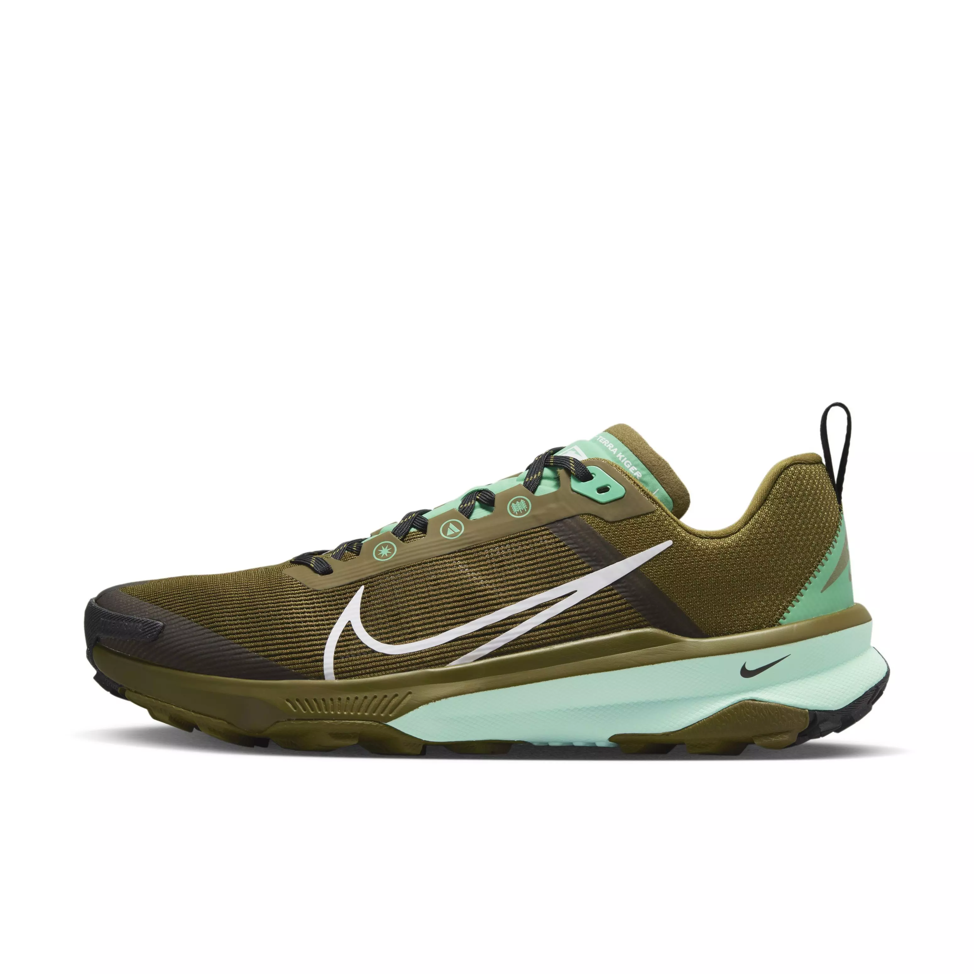 Nike Terra Kiger 9 "Olive Flak/Spring Green/Black/White" Men's Trail Running Shoe - OLIVE/GREEN/BLACK/WHITE
