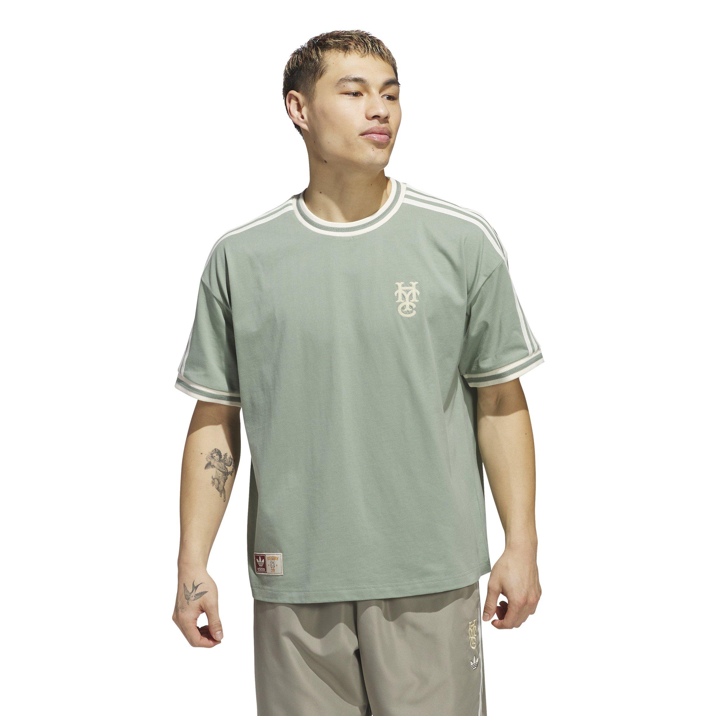 adidas Men's Hoop York City Tee-Green - GREEN Thumbnail View 1