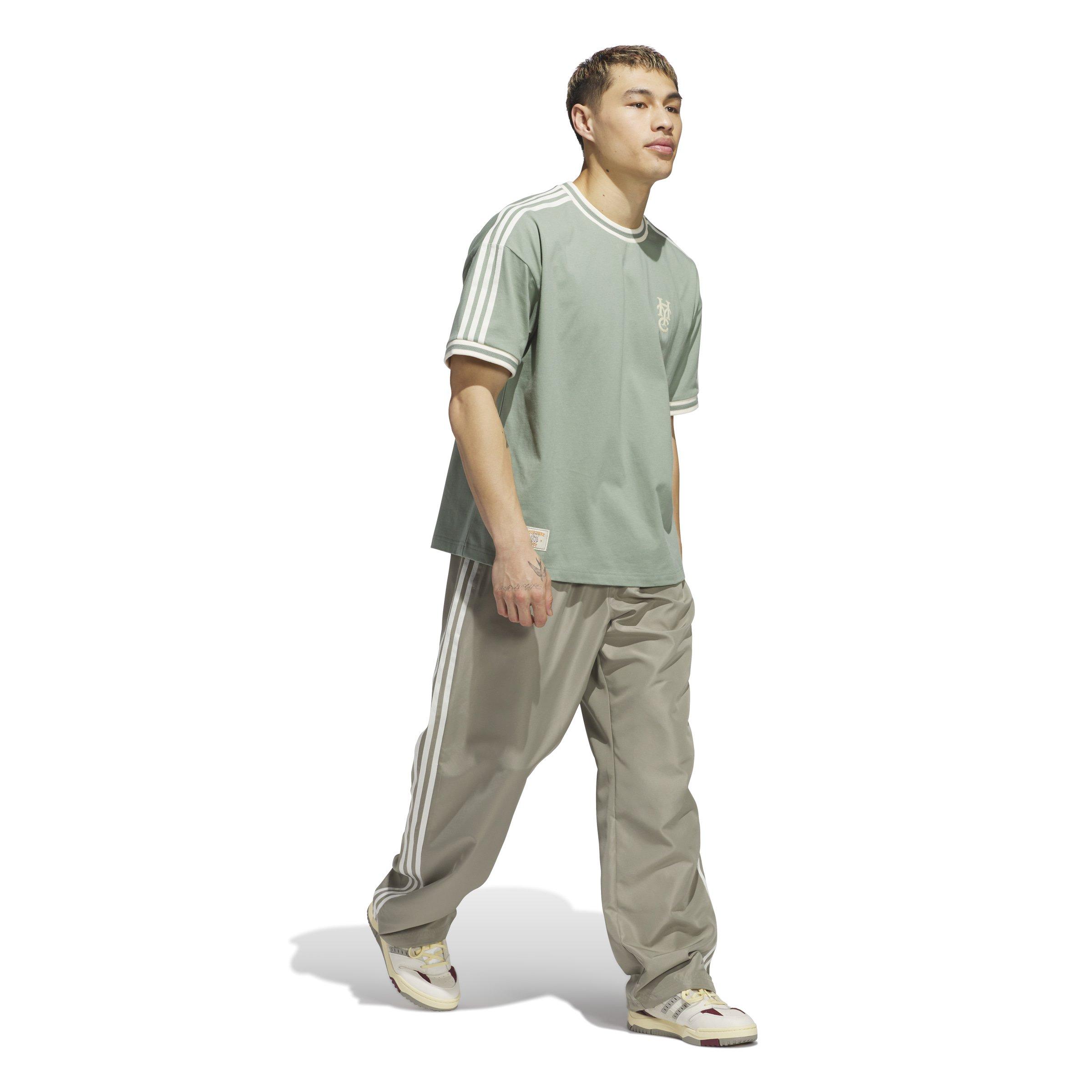 adidas Men's Hoop York City Tee-Green - GREEN Thumbnail View 3