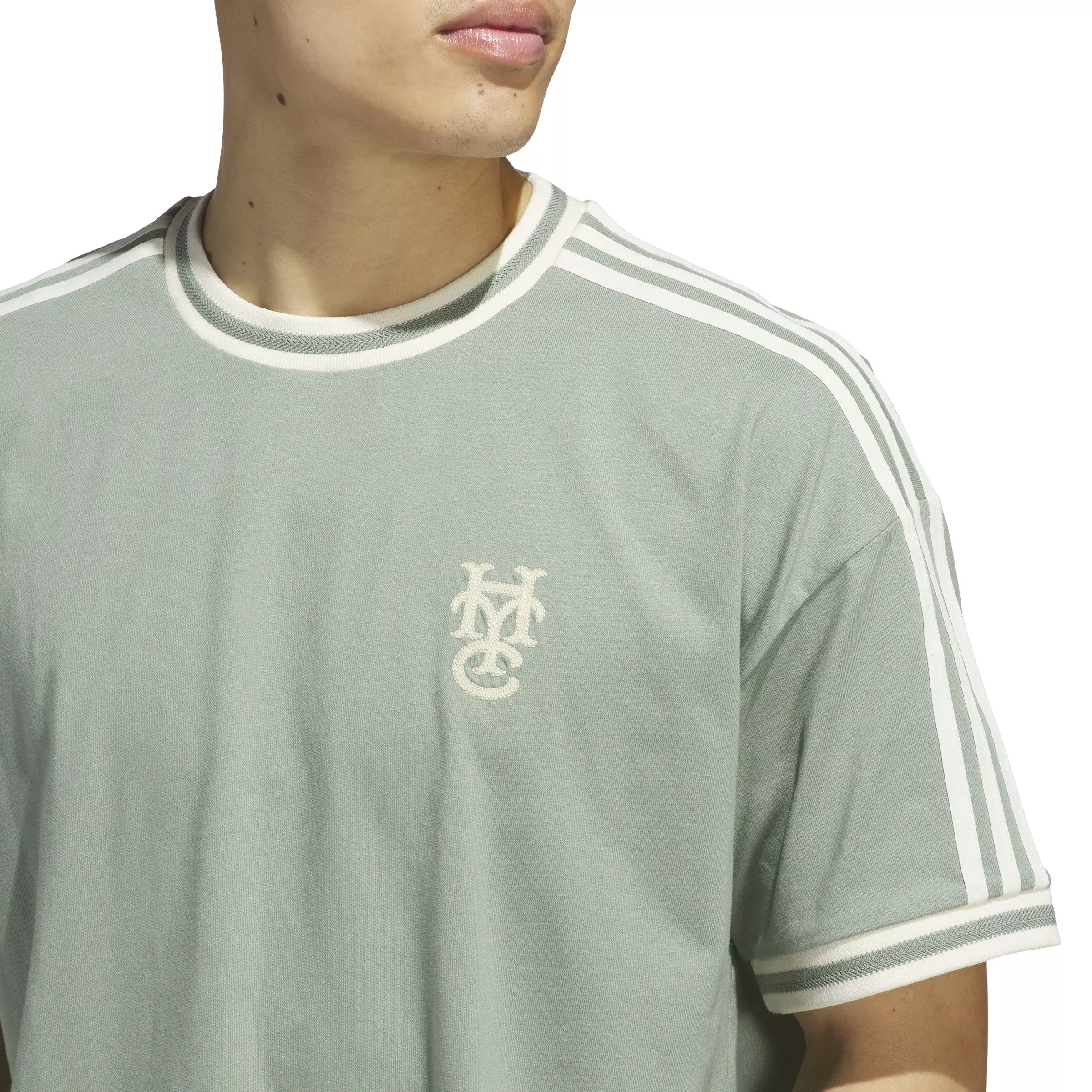 adidas Men's Hoop York City Tee-Green - GREEN