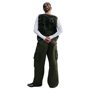 Nike Women's Sportswear Mid-Rise Oversized Woven Cargo Pants - Green