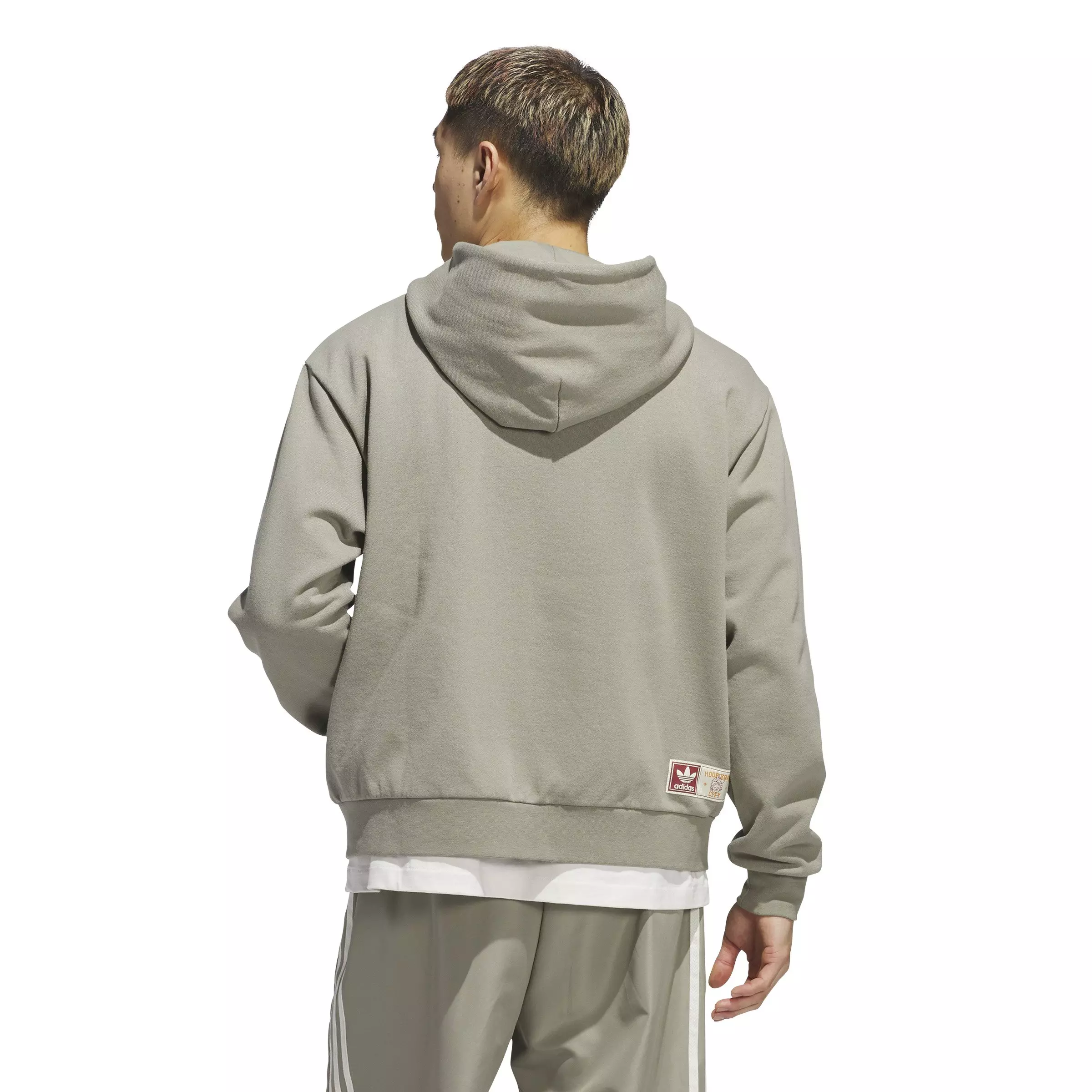 adidas Men's Hoop York City Full Zip Jacket-Green - GREEN