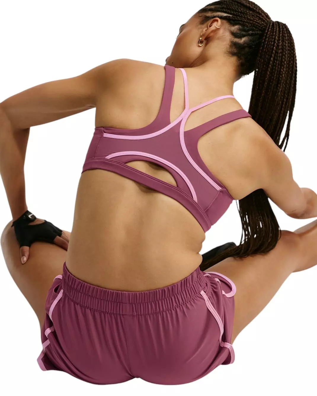 Nike Women's One Lt-Support Padded Sports Bra - Pink Smoke/Lilac - PINK SMOKE/LILAC