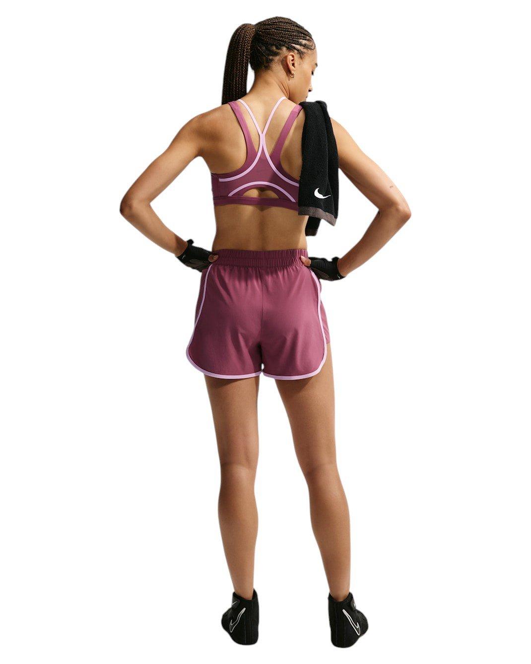 Nike Women's One Lt-Support Padded Sports Bra - Pink Smoke/Lilac - PINK SMOKE/LILAC