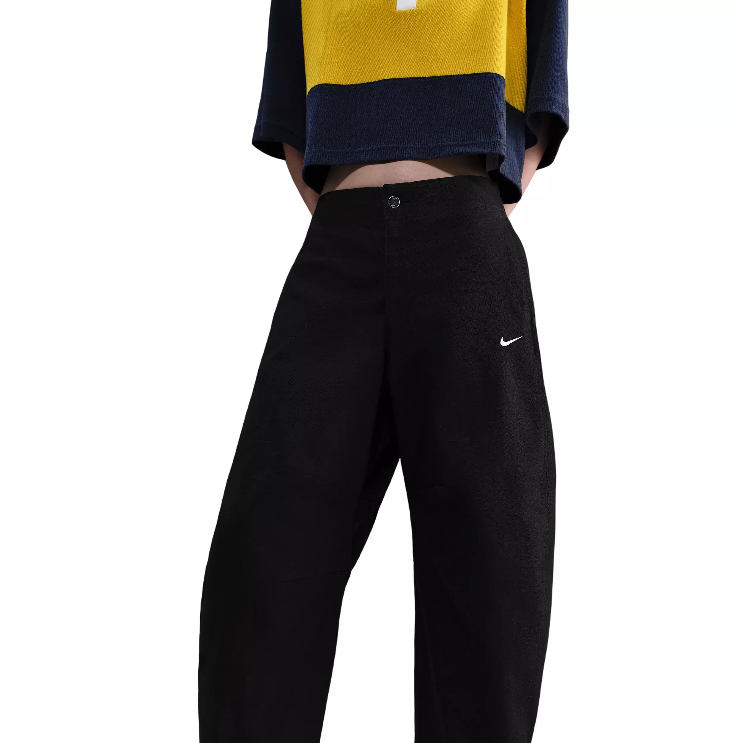 Nike Women's Sportswear Barrel Pants - Black - BLACK