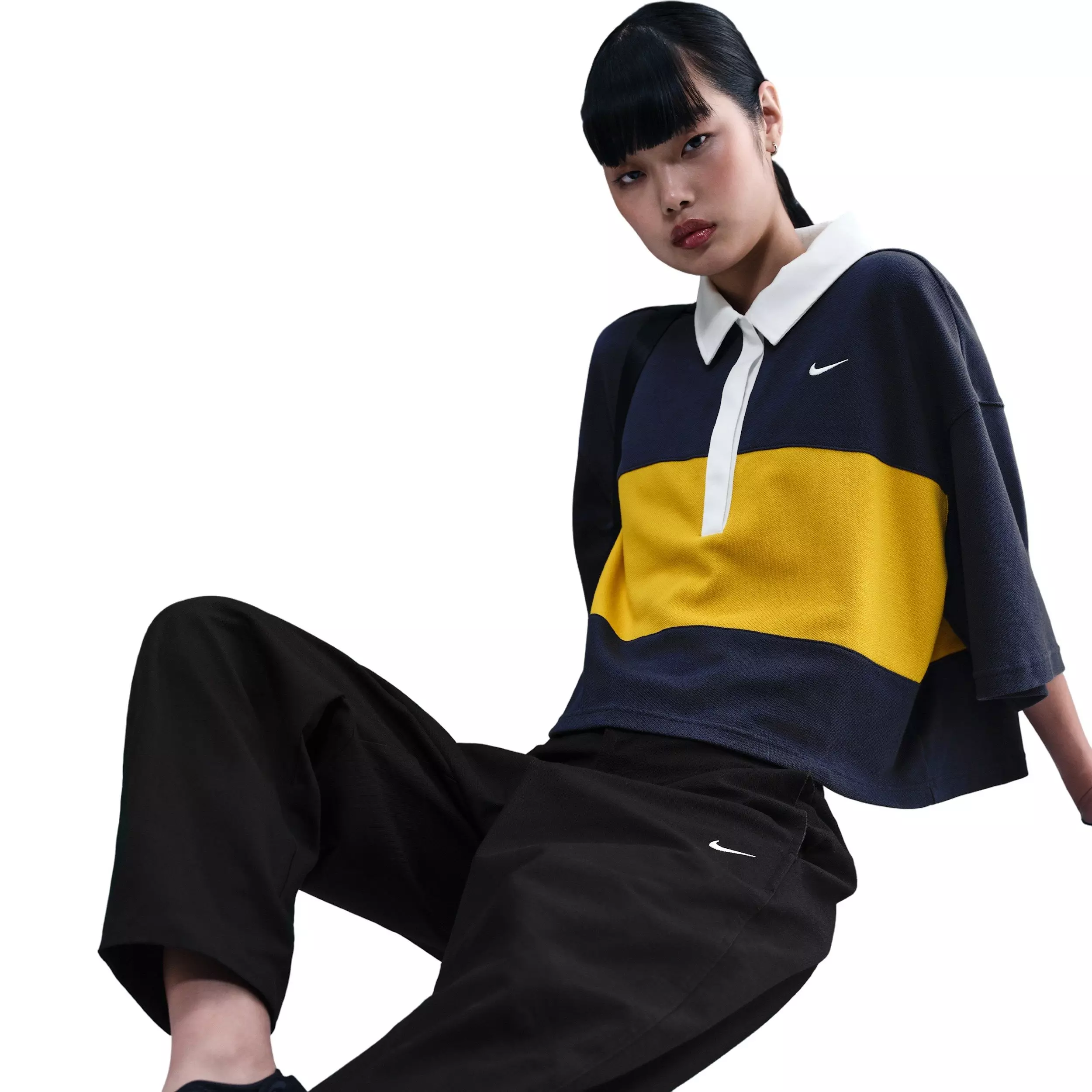 Nike Women's Sportswear Barrel Pants - Black - BLACK