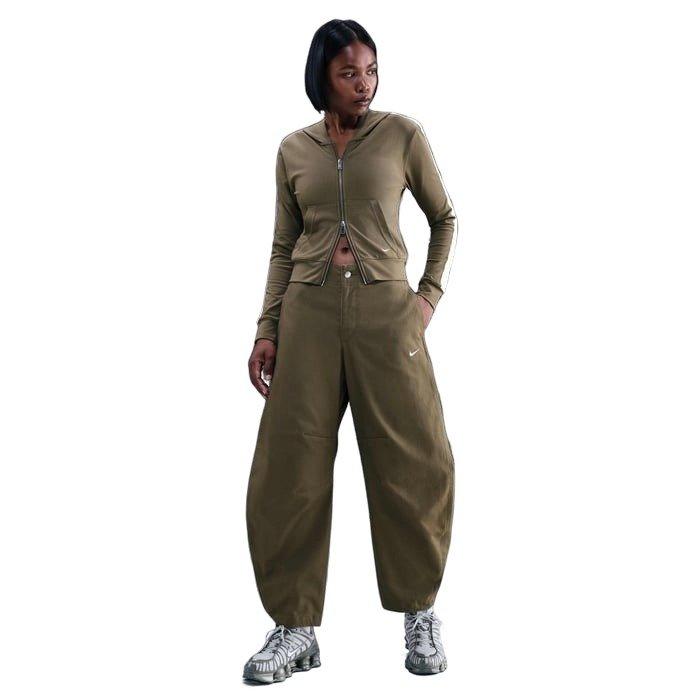 Nike Women's Sportswear Barrel Pants - Green - GREEN Thumbnail View 1