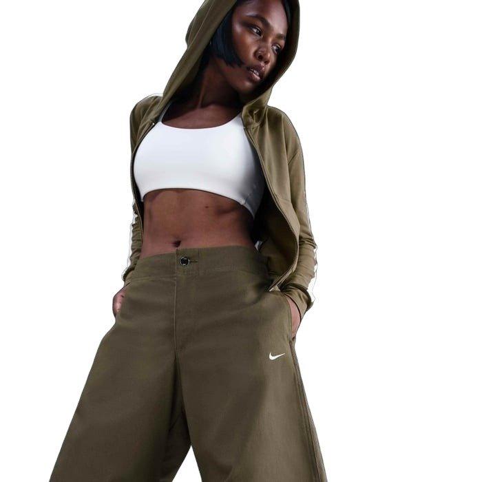 Nike Women's Sportswear Barrel Pants - Green - GREEN Thumbnail View 3