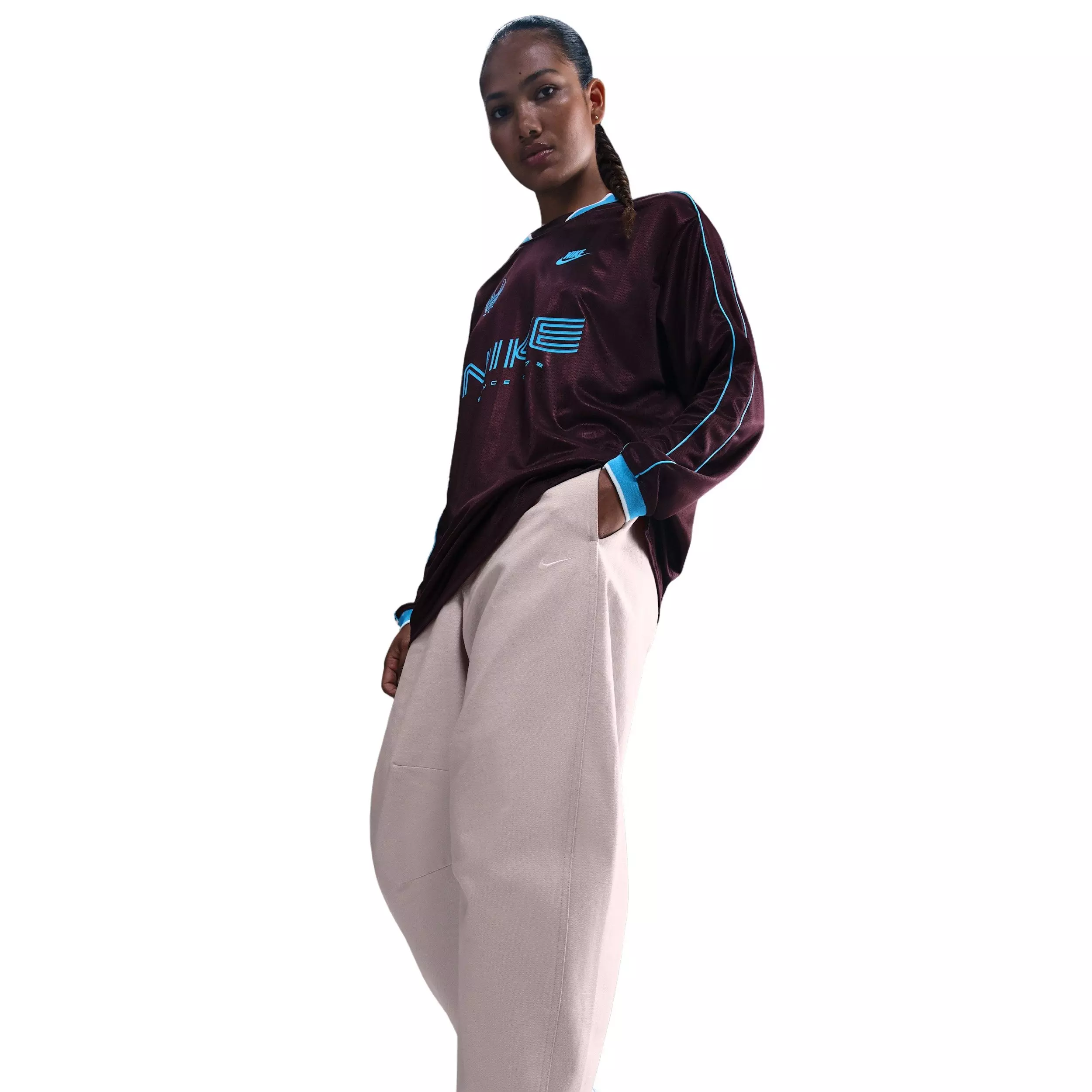 Nike Women's Sportswear Barrel Pants - Pink - PINK