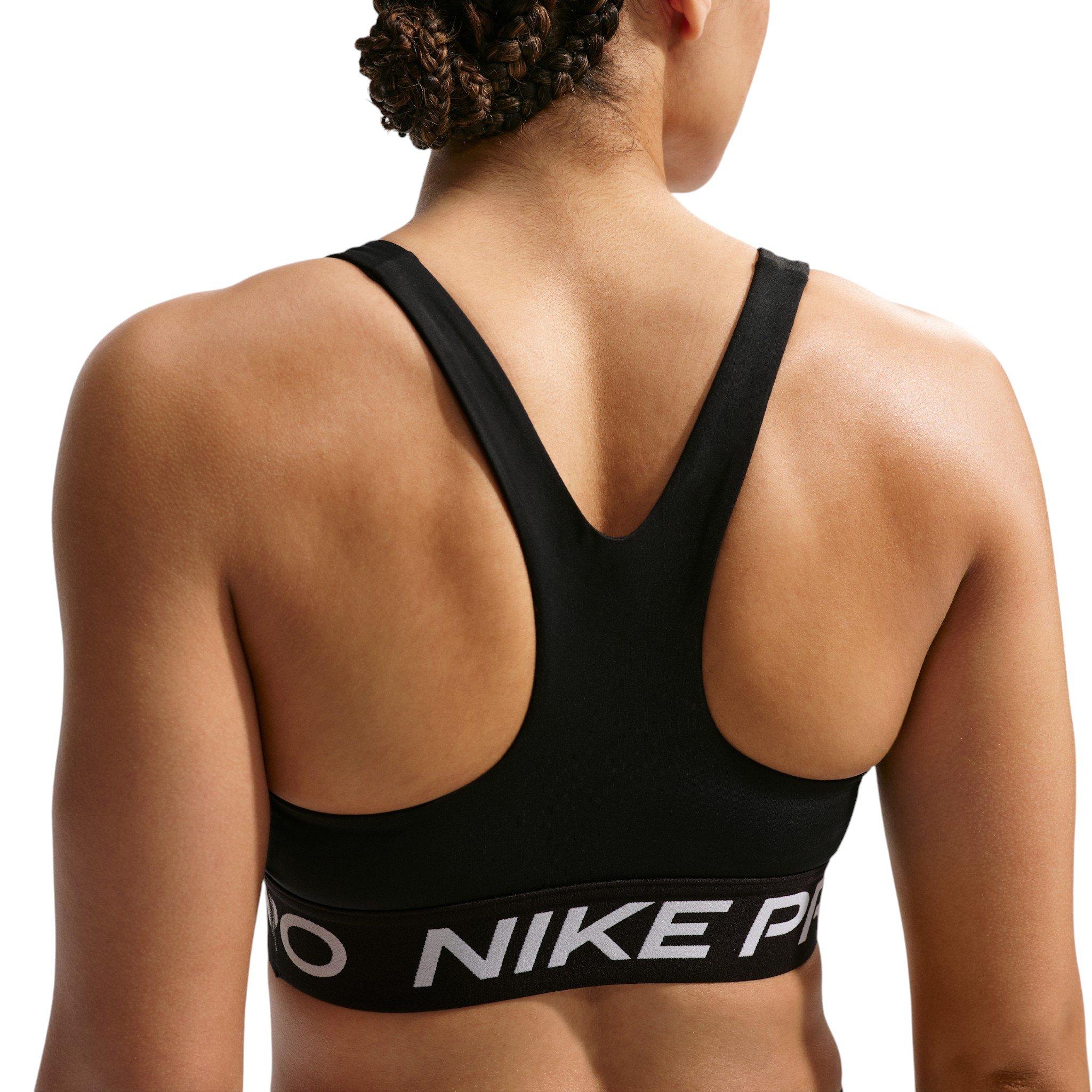 Nike Women's Pro 365 Lt-Support Non-Padded Sports Bra - Black/White - BLACK/WHITE