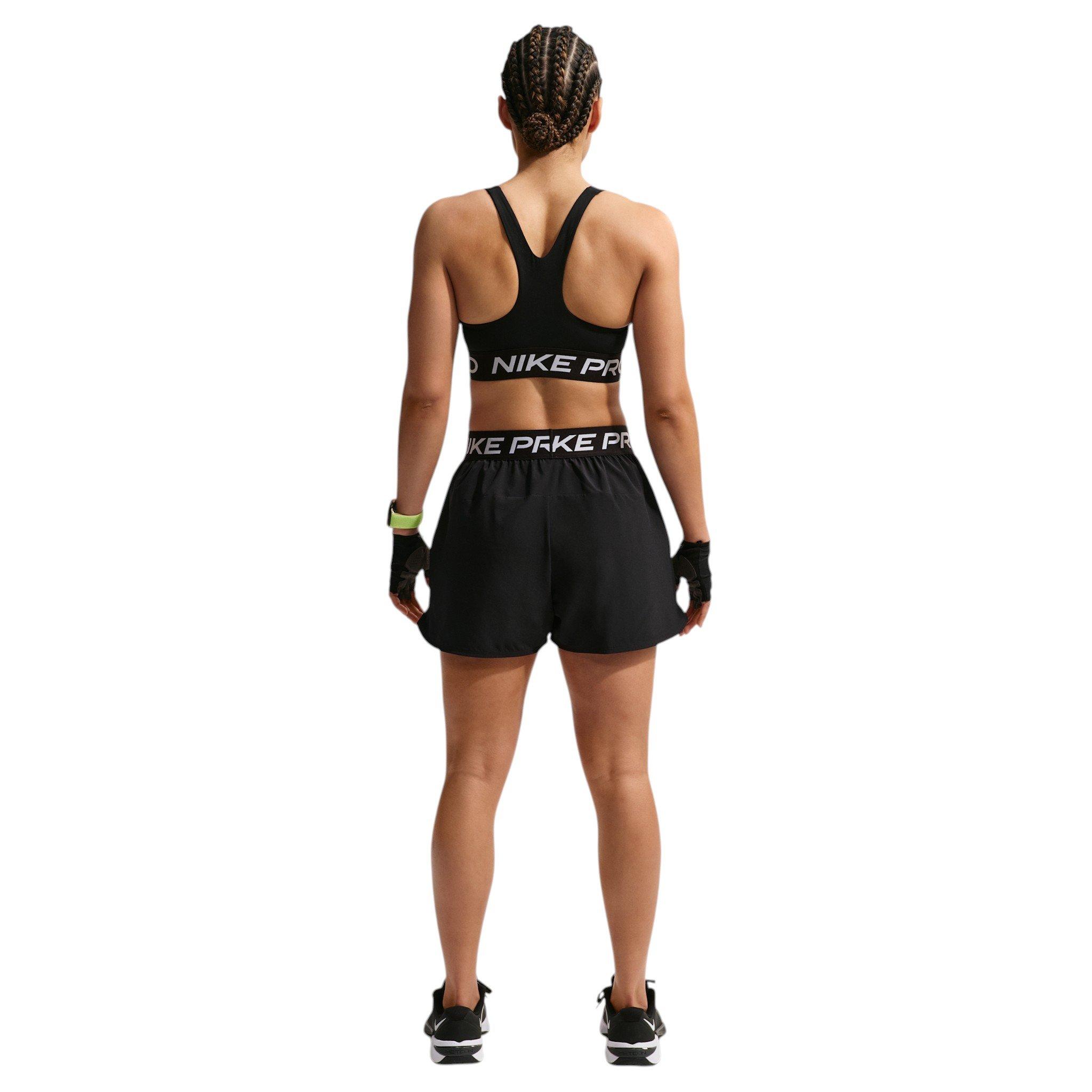Nike Women's Pro 365 Lt-Support Non-Padded Sports Bra - Black/White - BLACK/WHITE