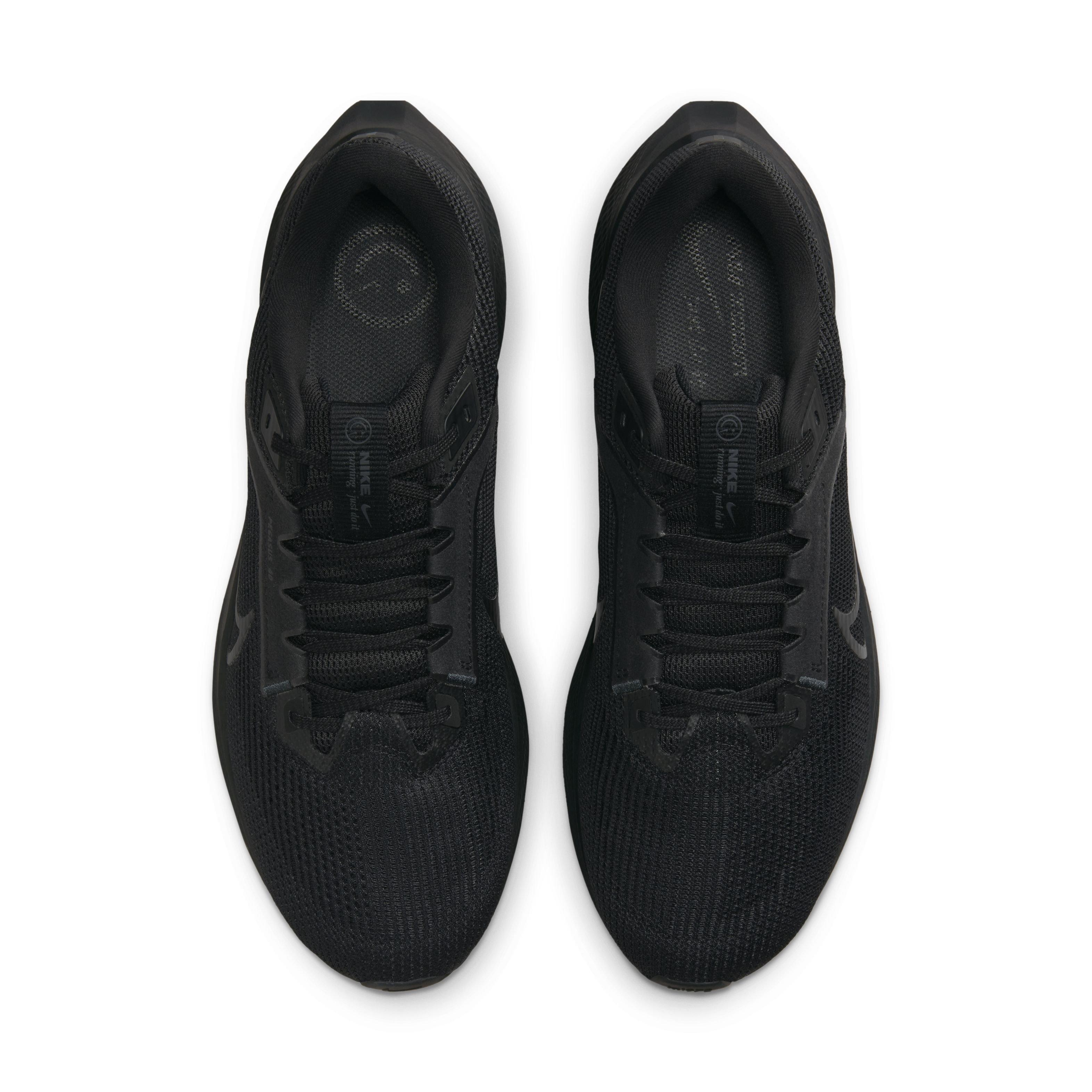 Nike Pegasus 40 "Black/Anthracite/Black" Men's Running Shoe - BLACK/ANTHRACITE/BLACK Thumbnail View 4