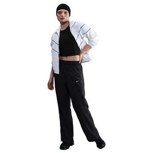 Nike Women's Sportswear Classic Mid-Rise Open-Hem Pants - Black