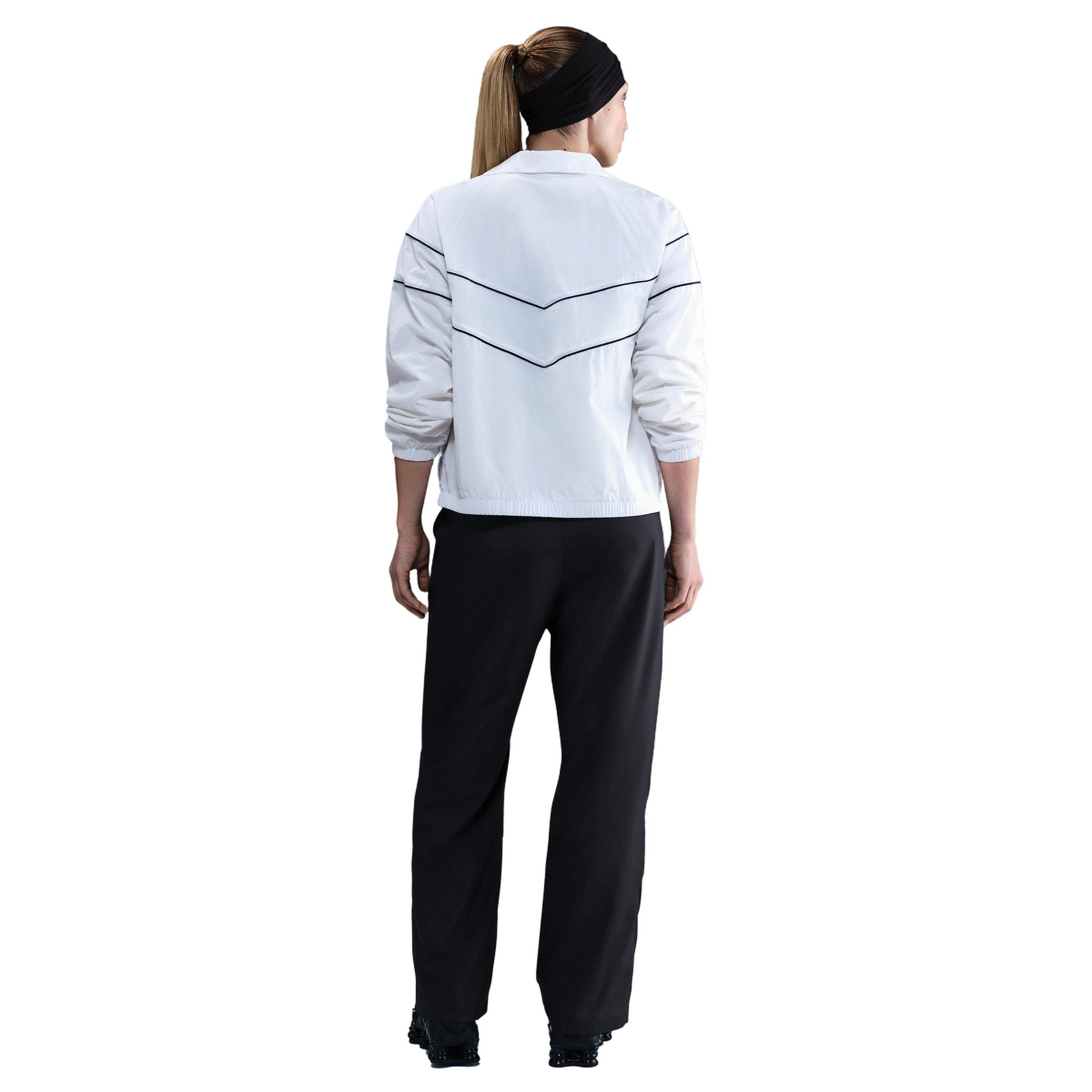 Nike Women's Sportswear Classic Mid-Rise Open-Hem Pants - Black - BLACK Thumbnail View 2