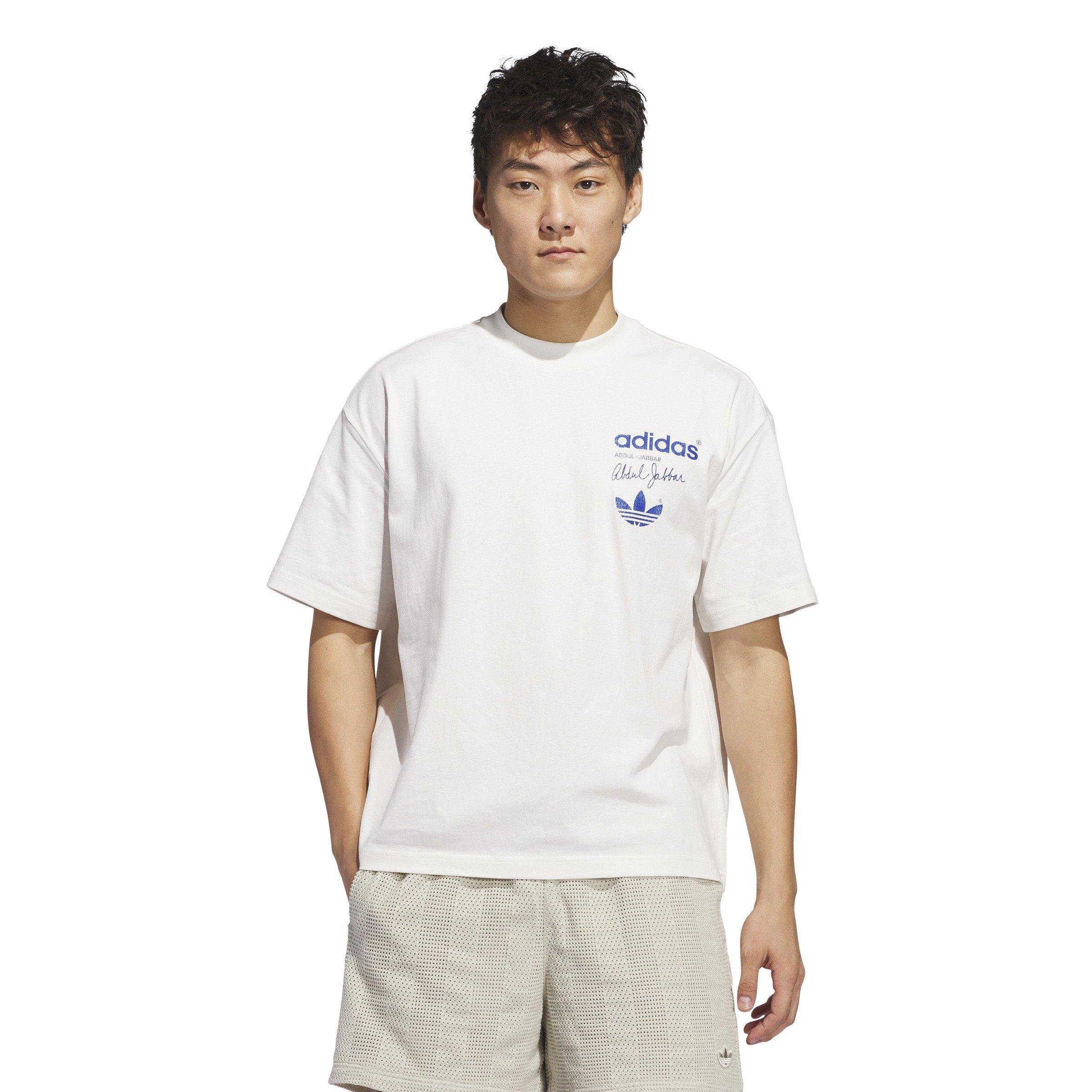 adidas Men's Kareem Skyhook Tee-White