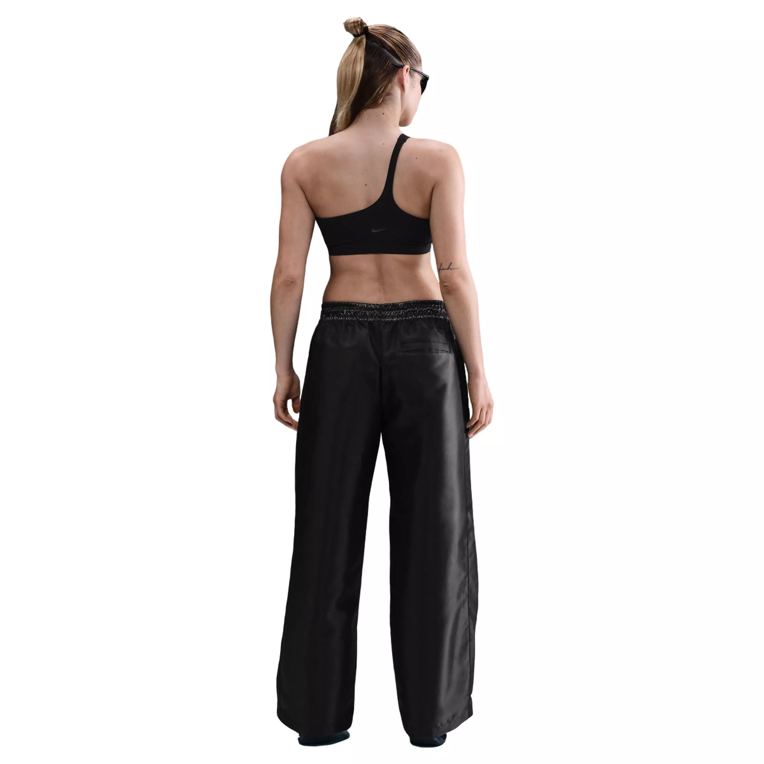 Nike Women's Sportswear Windrunner Shine Pants - Black - BLACK