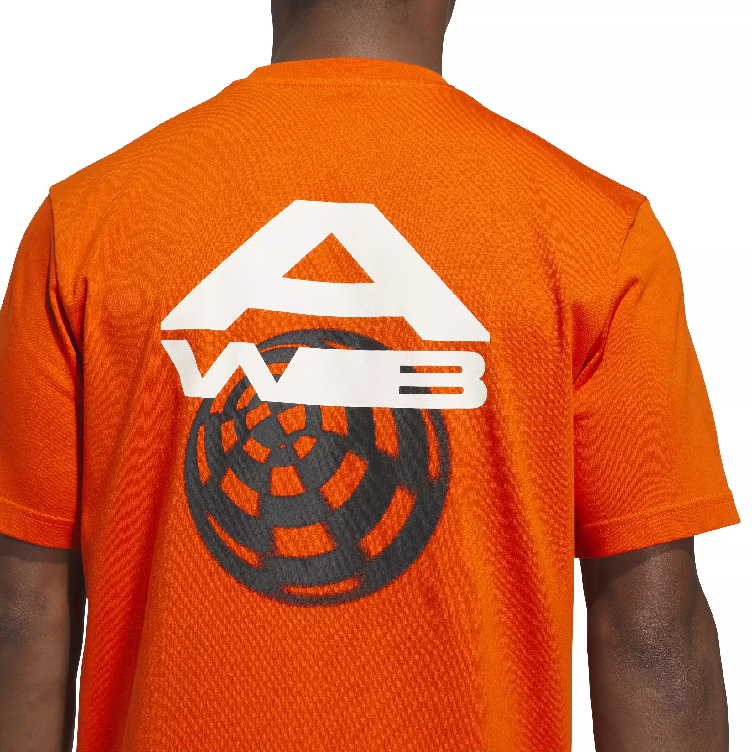 adidas Women's Basketball Graphic Tee-Orange - ORANGE