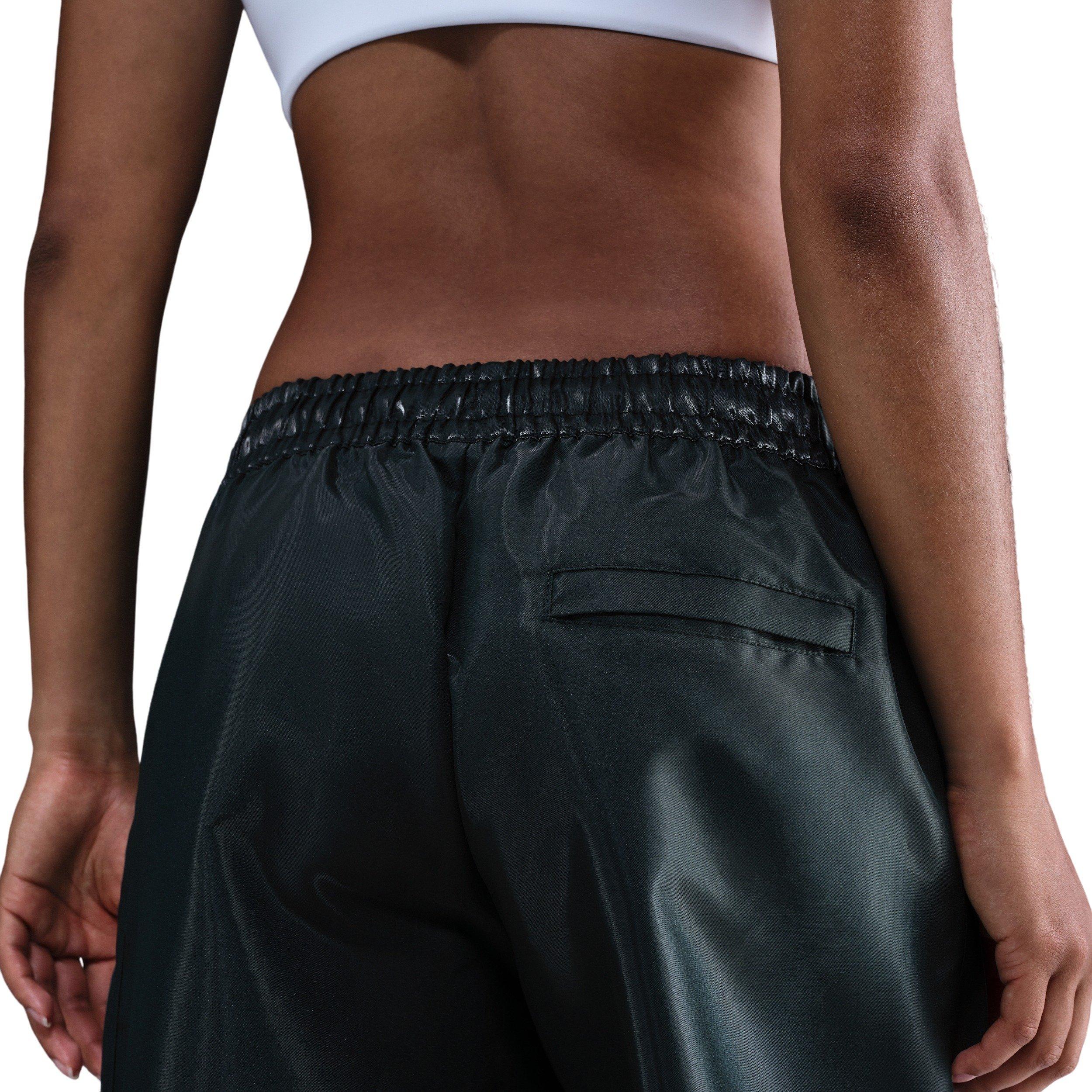 Nike Women's Sportswear Windrunner Shine Pants - Green - GREEN Thumbnail View 4