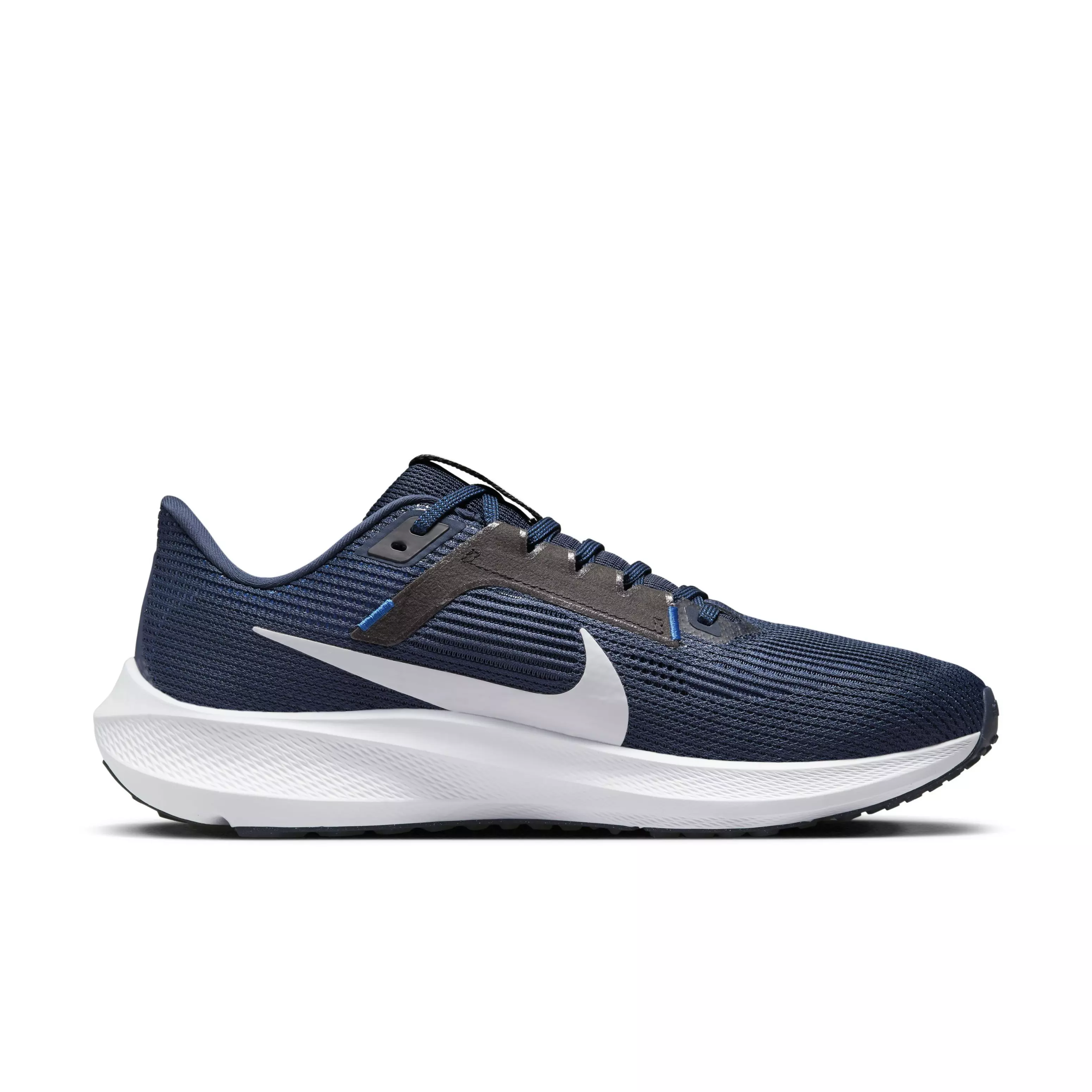 Nike Pegasus 40 "Midnight Navy/Black/Racer Blue/Pure Platinum" Men's Running Shoe - NAVY/BLACK/BLUE/PLATINUM