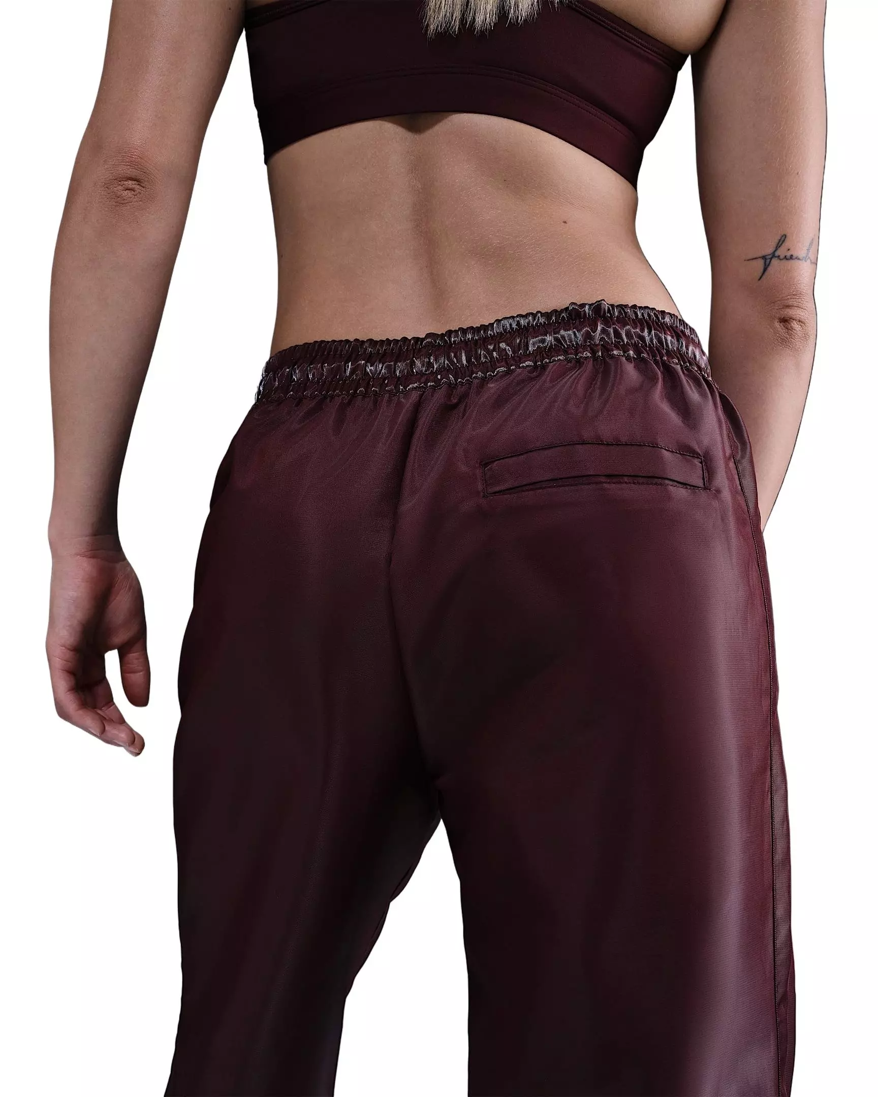 Nike Women's Sportswear Windrunner Shine Pants - Red - RED