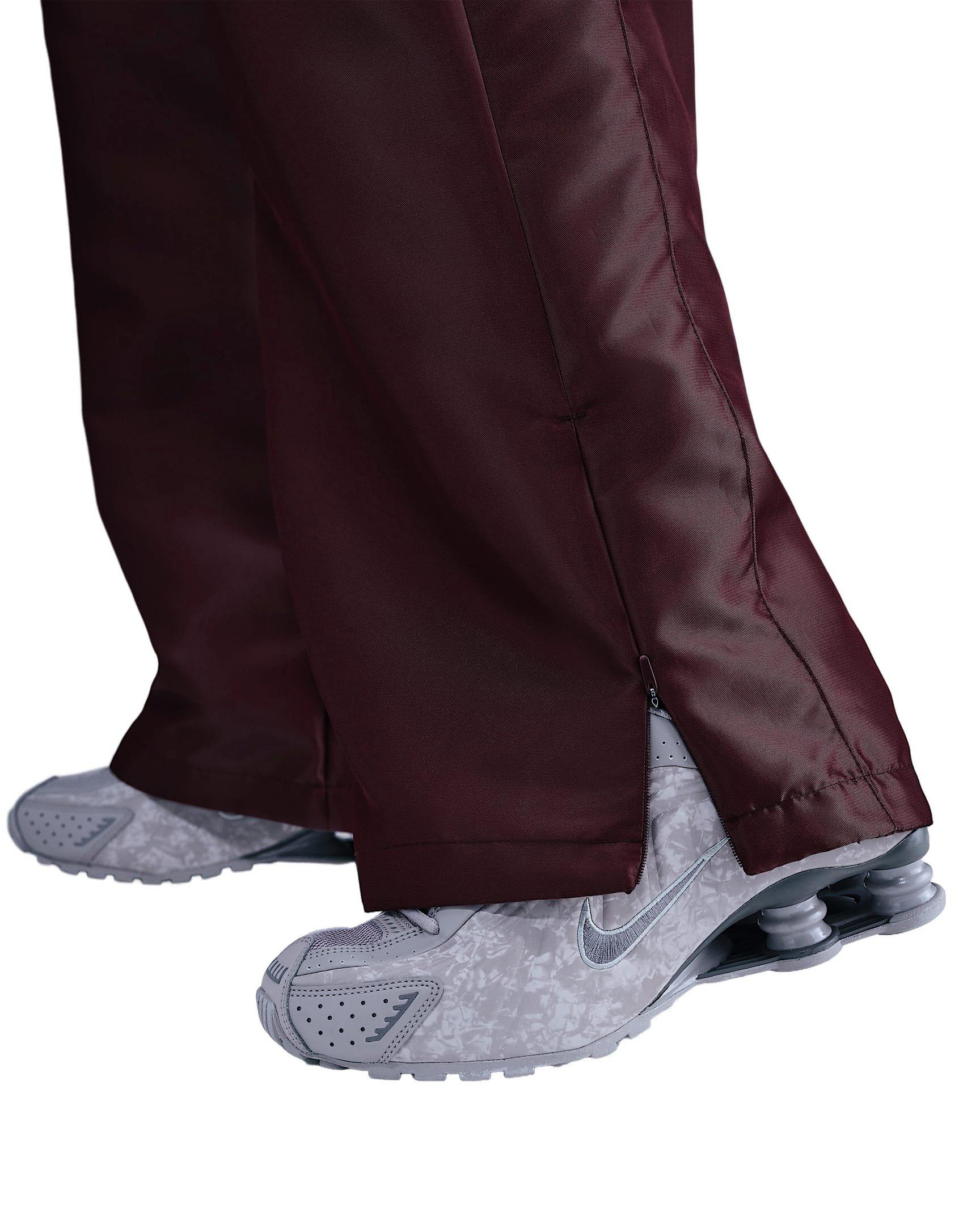 Nike Women's Sportswear Windrunner Shine Pants - Red - RED Thumbnail View 5