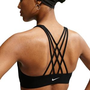 Nike Women's Indy Lt-Support Strappy Sports Bra - Black - BLACK