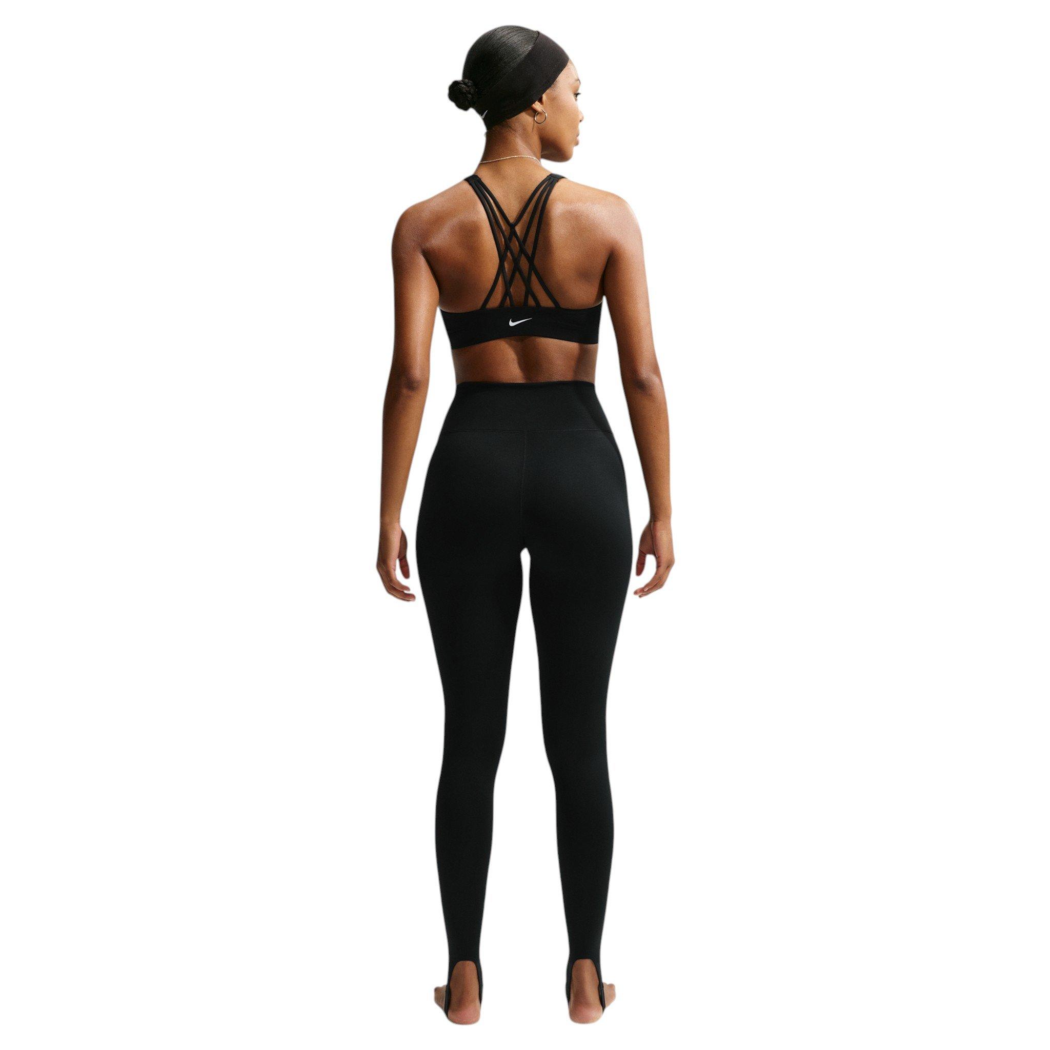 Nike Women's Indy Lt-Support Strappy Sports Bra - Black - BLACK Thumbnail View 5
