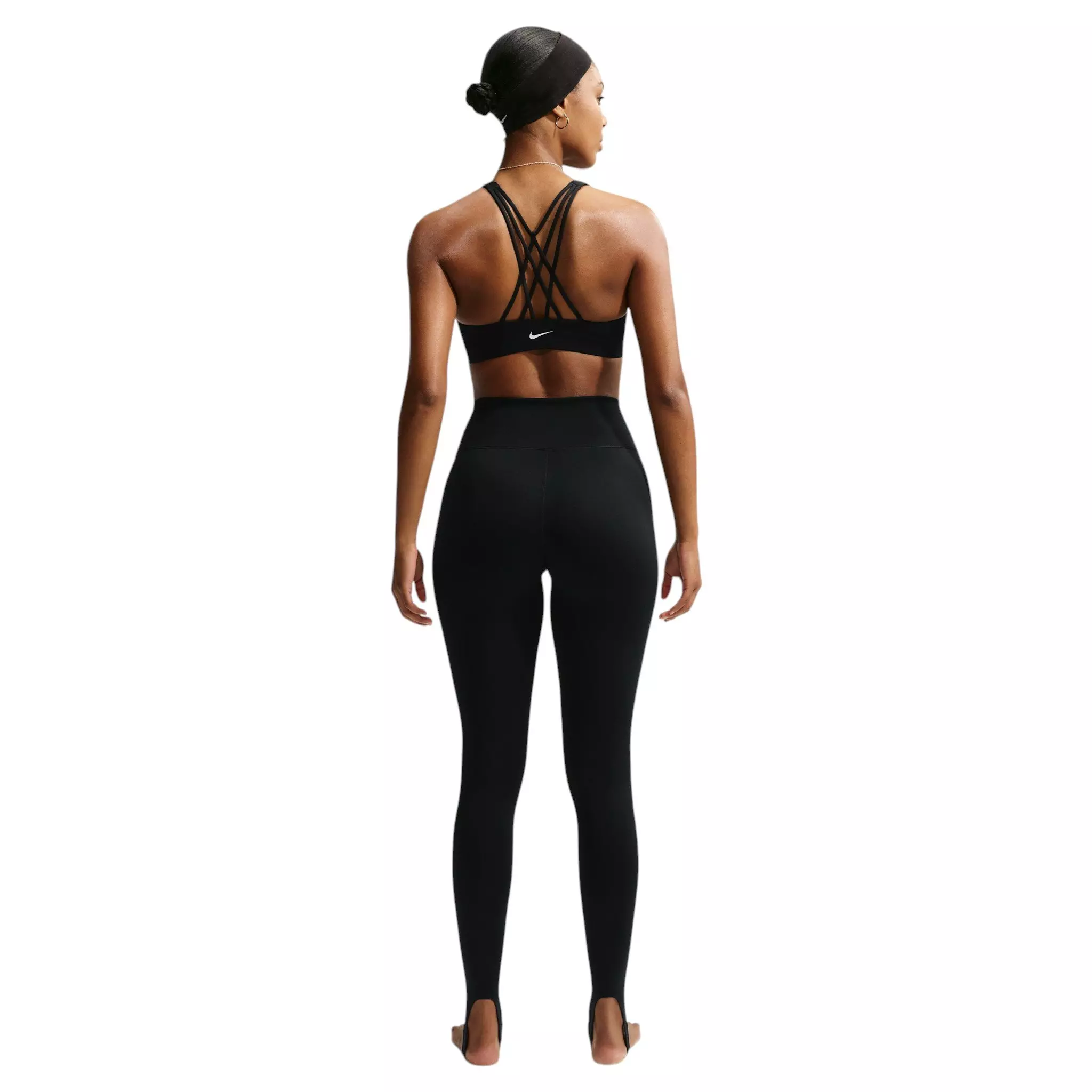 Nike Women's Indy Lt-Support Strappy Sports Bra - Black - BLACK