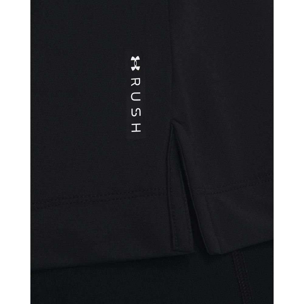 Under Armour Women's RUSH Energy Core Short Sleeve T-Shirt - BLACK/WHITE Thumbnail View 5