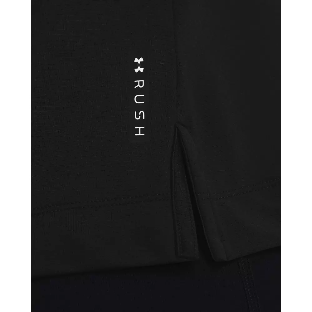 Under Armour Women's RUSH Energy Core Short Sleeve T-Shirt - BLACK/WHITE