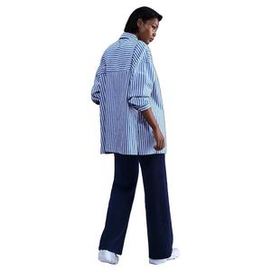 Nike Women's Sportswear Phoenix Cozy Bouclé Slim Knit Pants - Blue