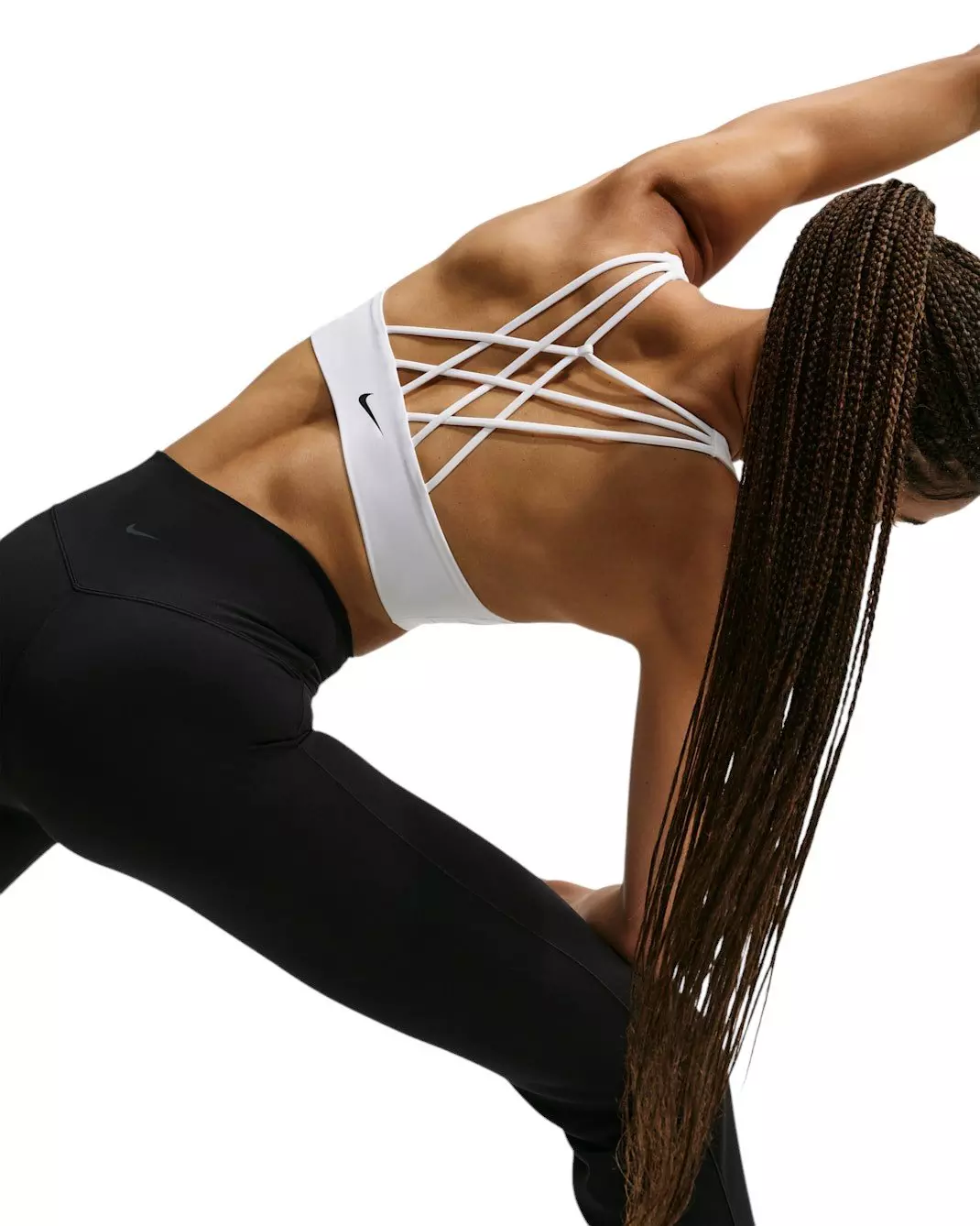 Nike Women's Indy Lt-Support Strappy Sports Bra - White - WHITE