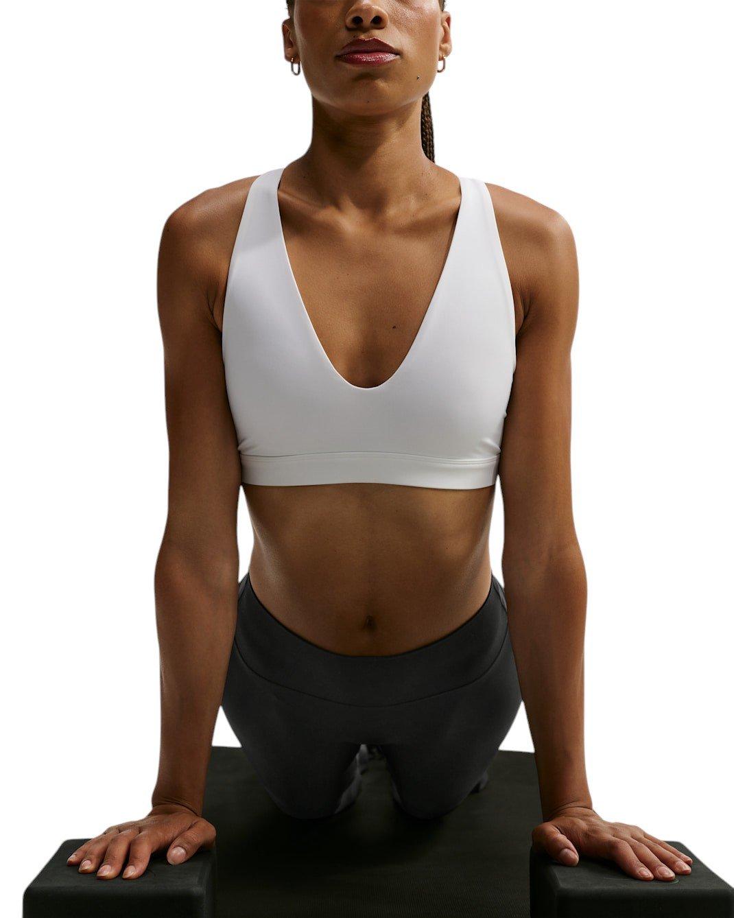 Nike Women's Indy Lt-Support Strappy Sports Bra - White - WHITE