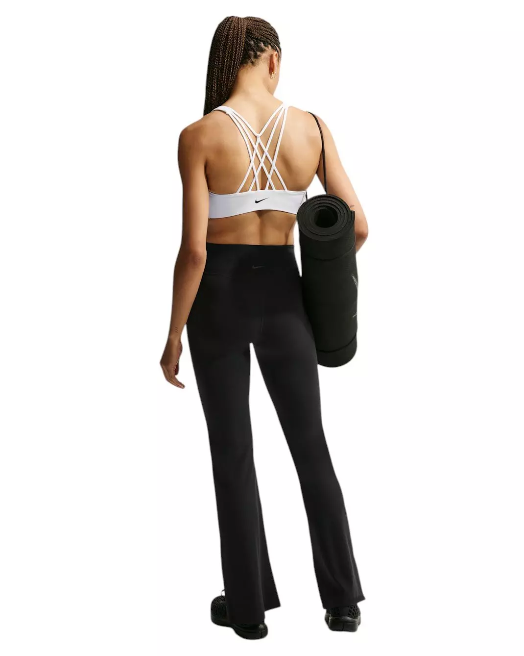 Nike Women's Indy Lt-Support Strappy Sports Bra - White - WHITE