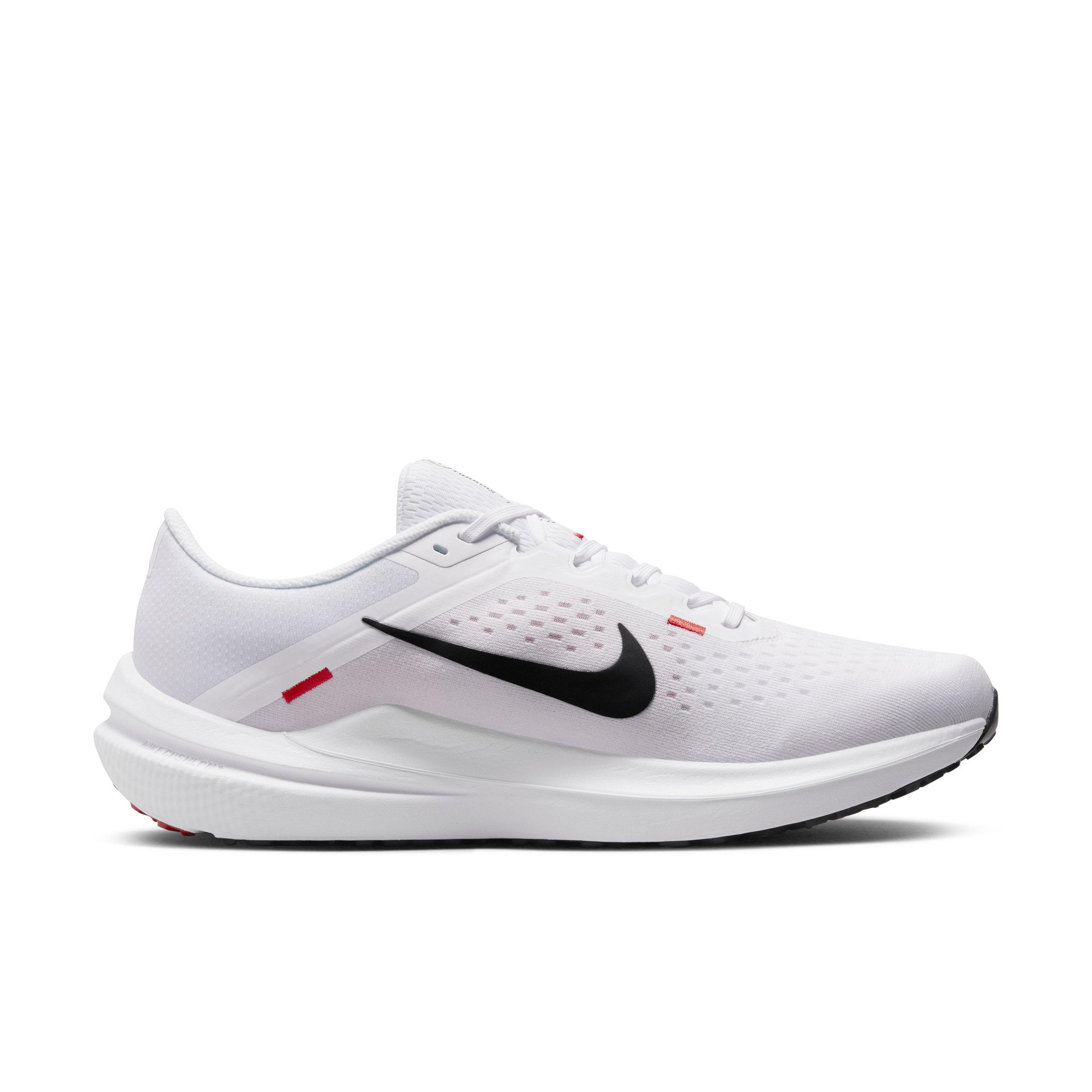 Nike Winflo 10 "White/Light Crimson/Black" Men's Running Shoe - WHITE/LT CRIMSON/BLACK Thumbnail View 1