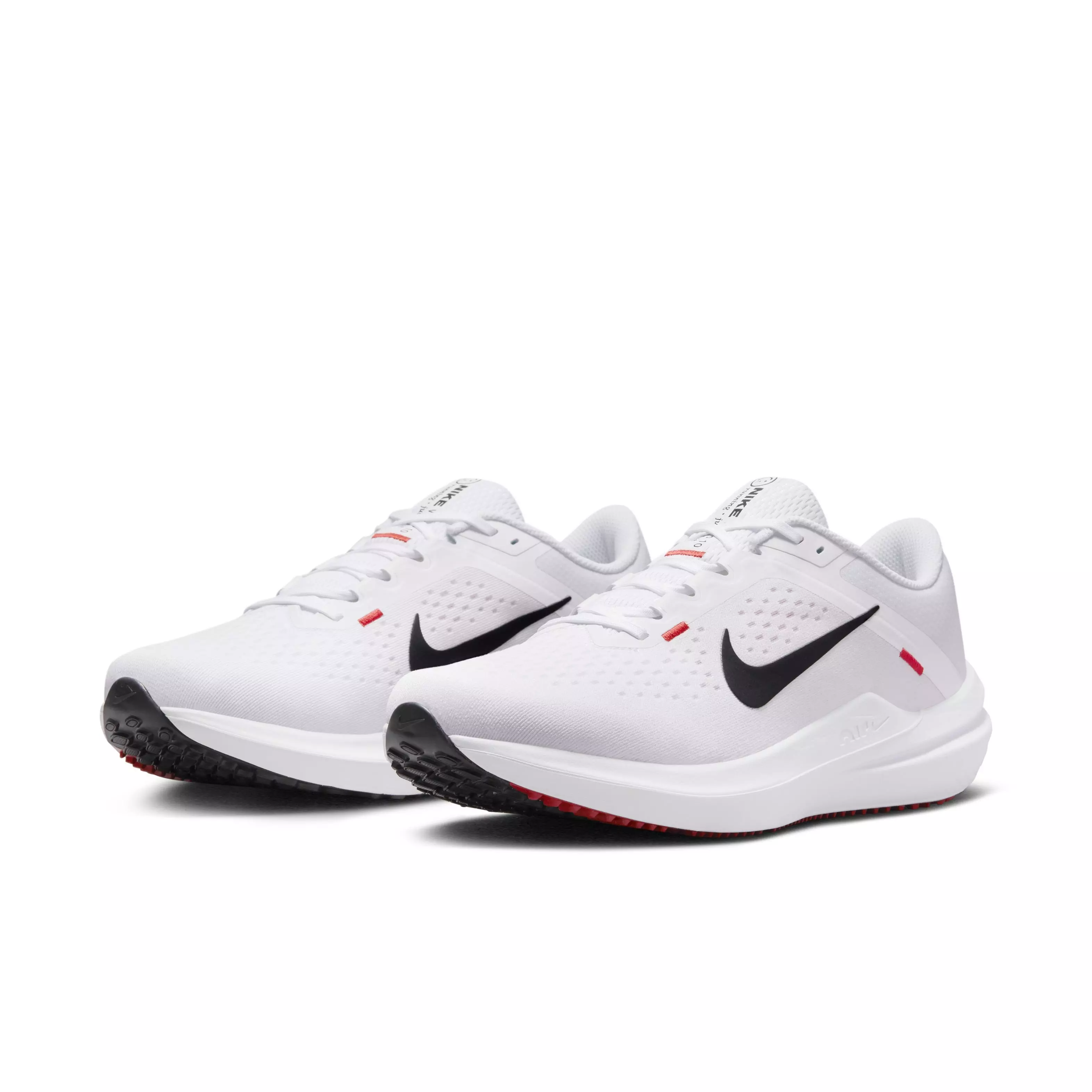 Nike Winflo 10 "White/Light Crimson/Black" Men's Running Shoe - WHITE/LT CRIMSON/BLACK