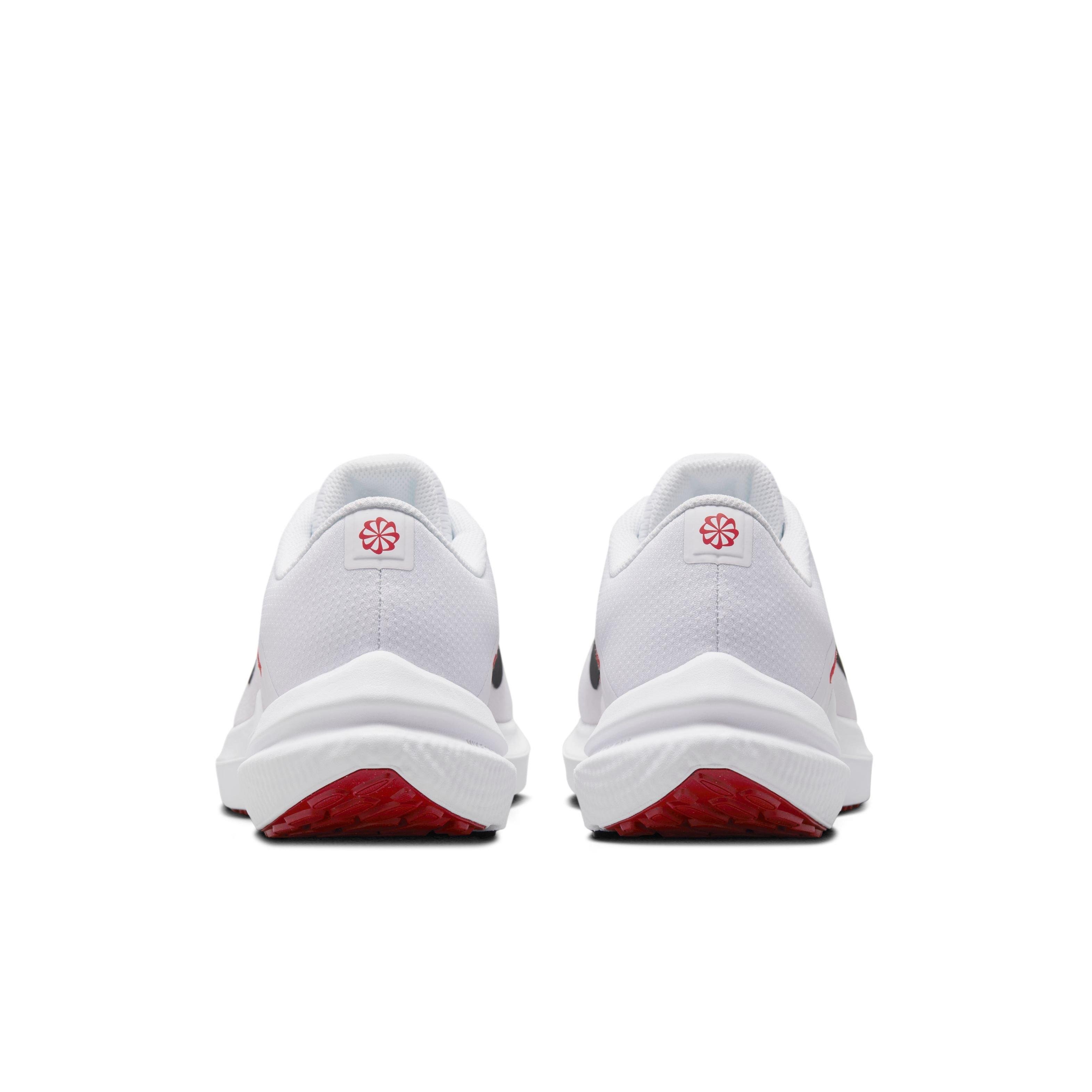 Nike Winflo 10 "White/Light Crimson/Black" Men's Running Shoe - WHITE/LT CRIMSON/BLACK Thumbnail View 5