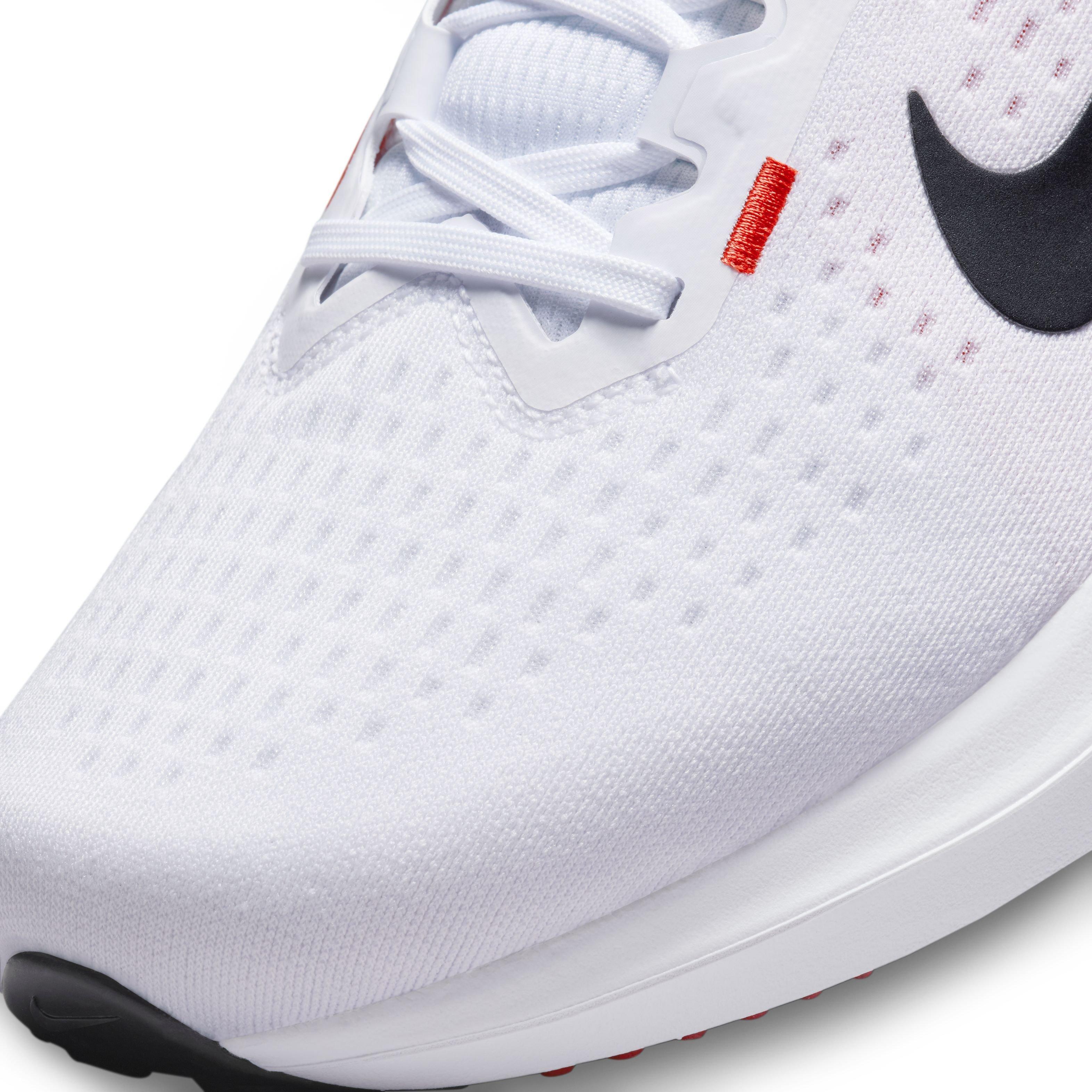 Nike Winflo 10 "White/Light Crimson/Black" Men's Running Shoe - WHITE/LT CRIMSON/BLACK Thumbnail View 7