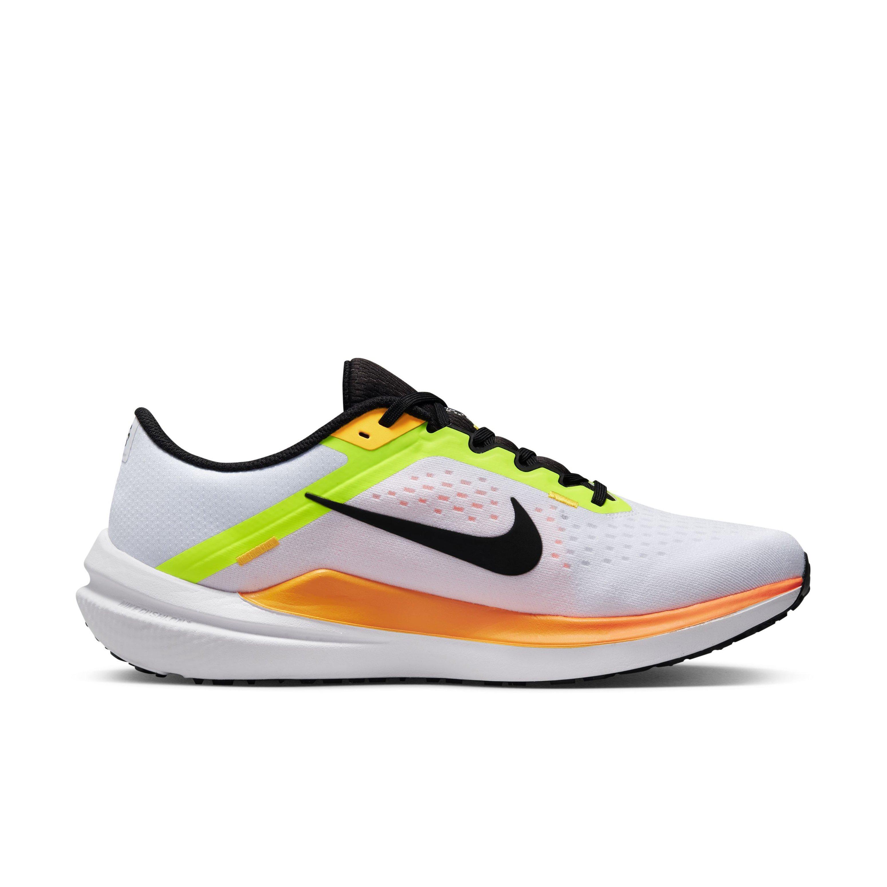 Nike Winflo 10 "White/Volt/Laser Orange/Black" Men's Running Shoe - WHITE/VOLT/ORANGE/BLACK Thumbnail View 1