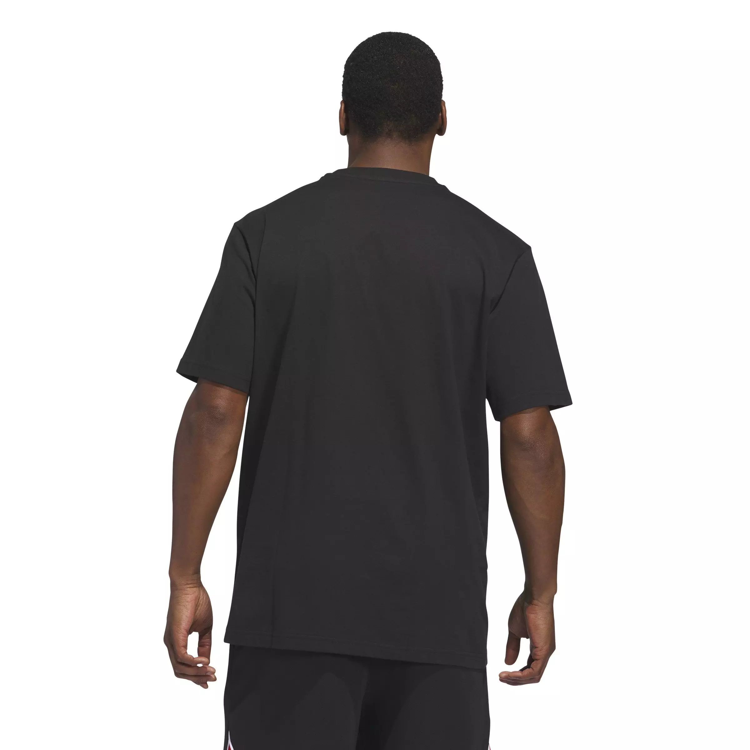 adidas Men's Ball at Sunrise Graphic Tee-Black - BLACK