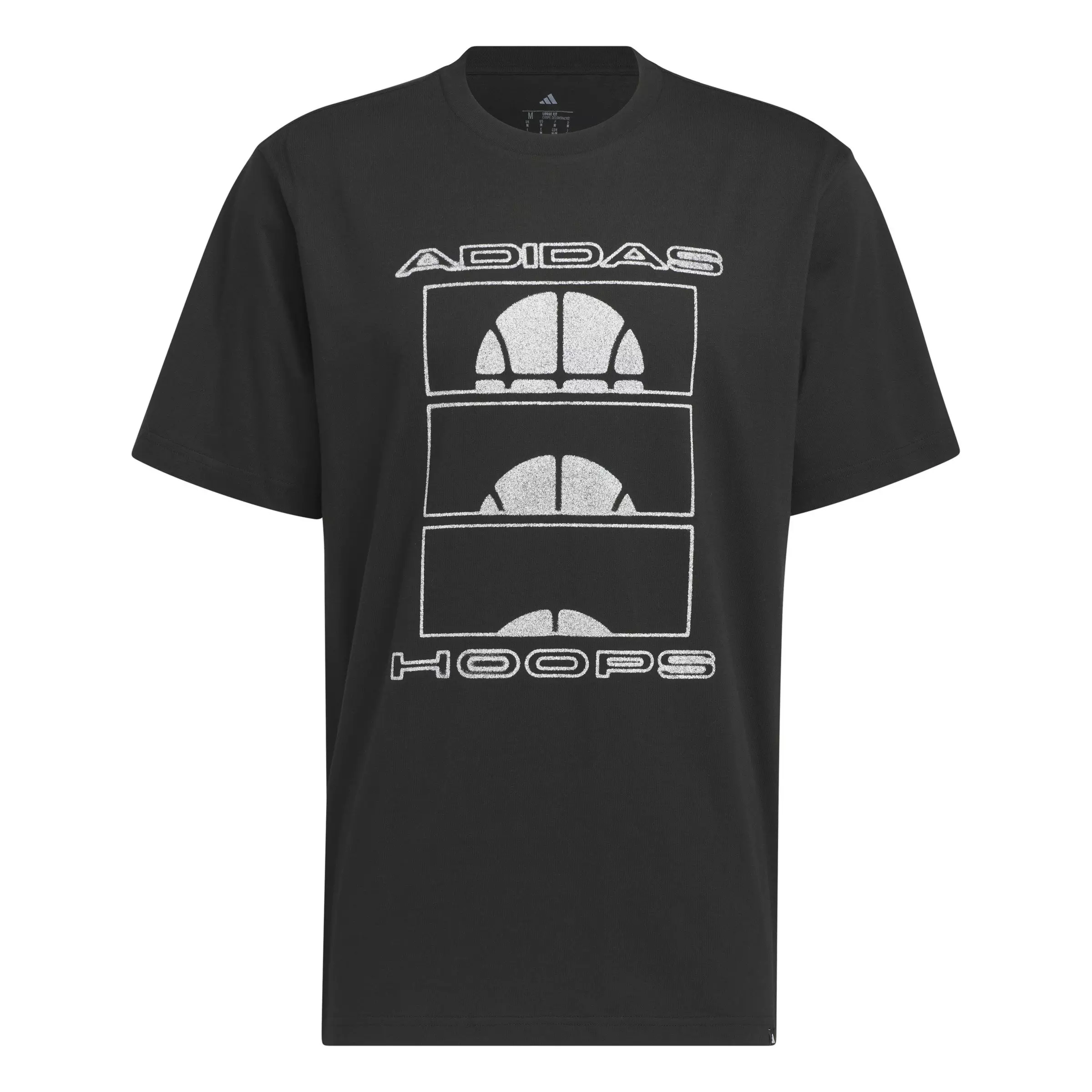 adidas Men's Ball at Sunrise Graphic Tee-Black - BLACK