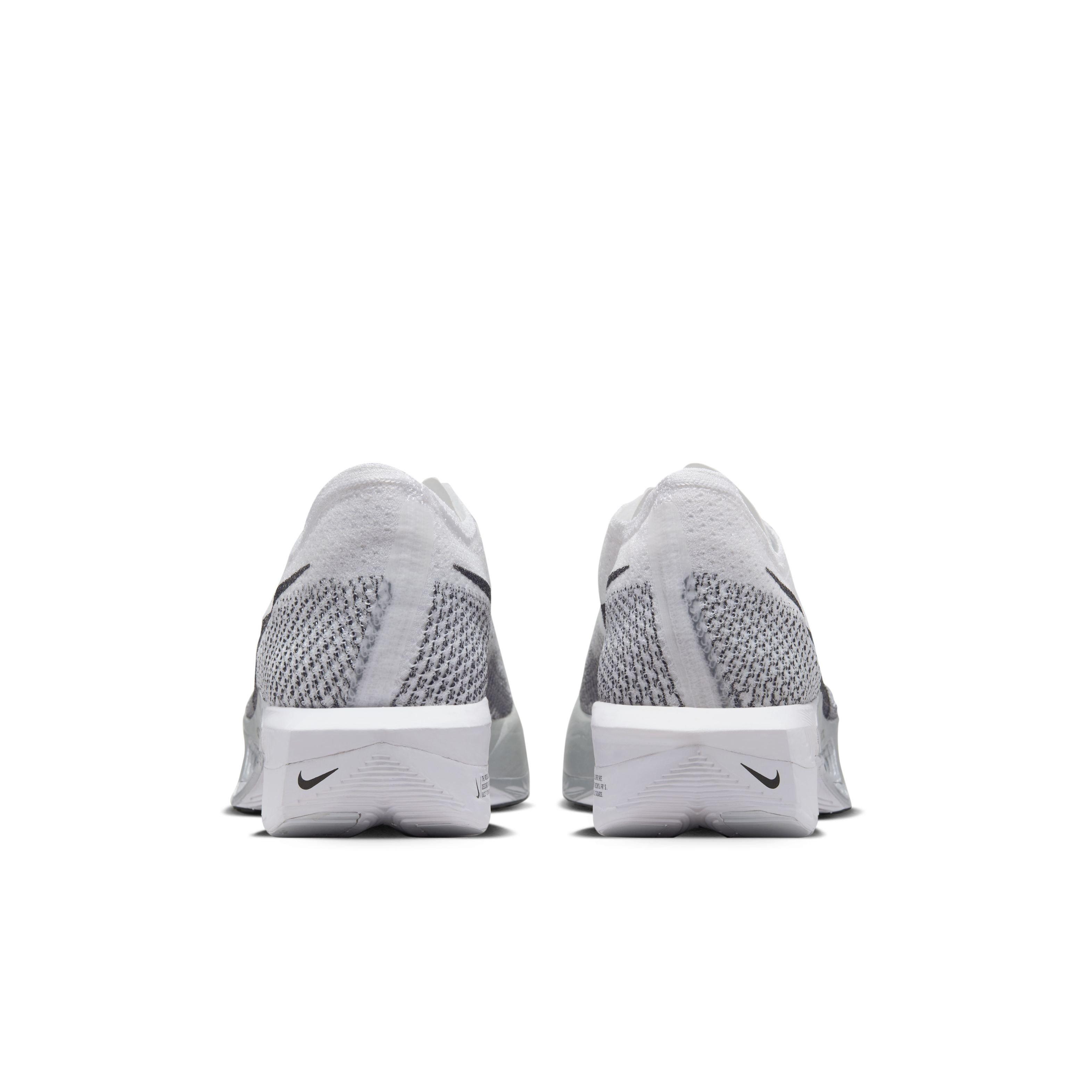 Nike Vaporfly 3 "White/Particle Grey/Metallic Silver/Dark Smoke Grey" Men's Running Shoe - WHITE/GREY/SILVER/DK GREY Thumbnail View 5
