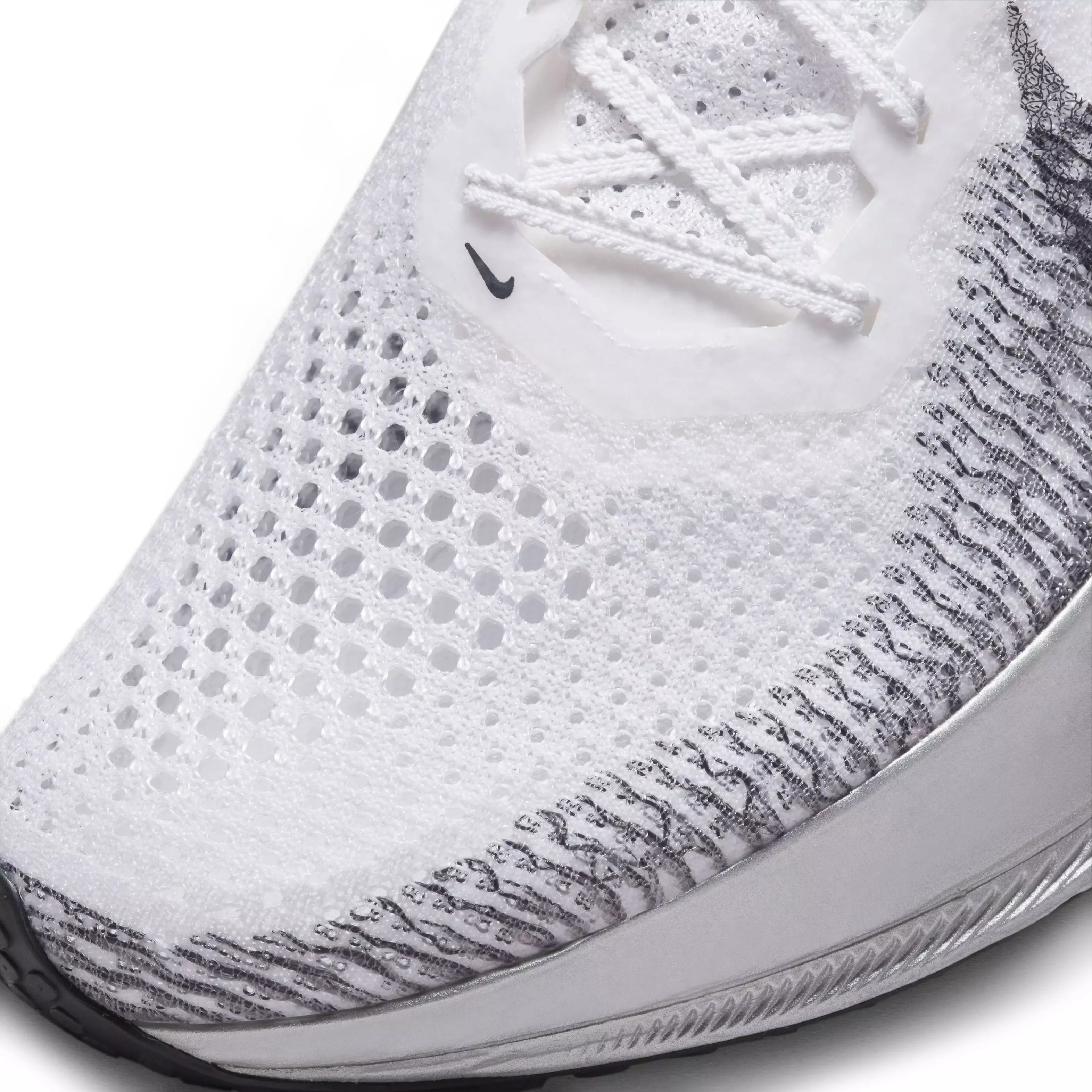 Nike Vaporfly 3 "White/Particle Grey/Metallic Silver/Dark Smoke Grey" Men's Running Shoe - WHITE/GREY/SILVER/DK GREY