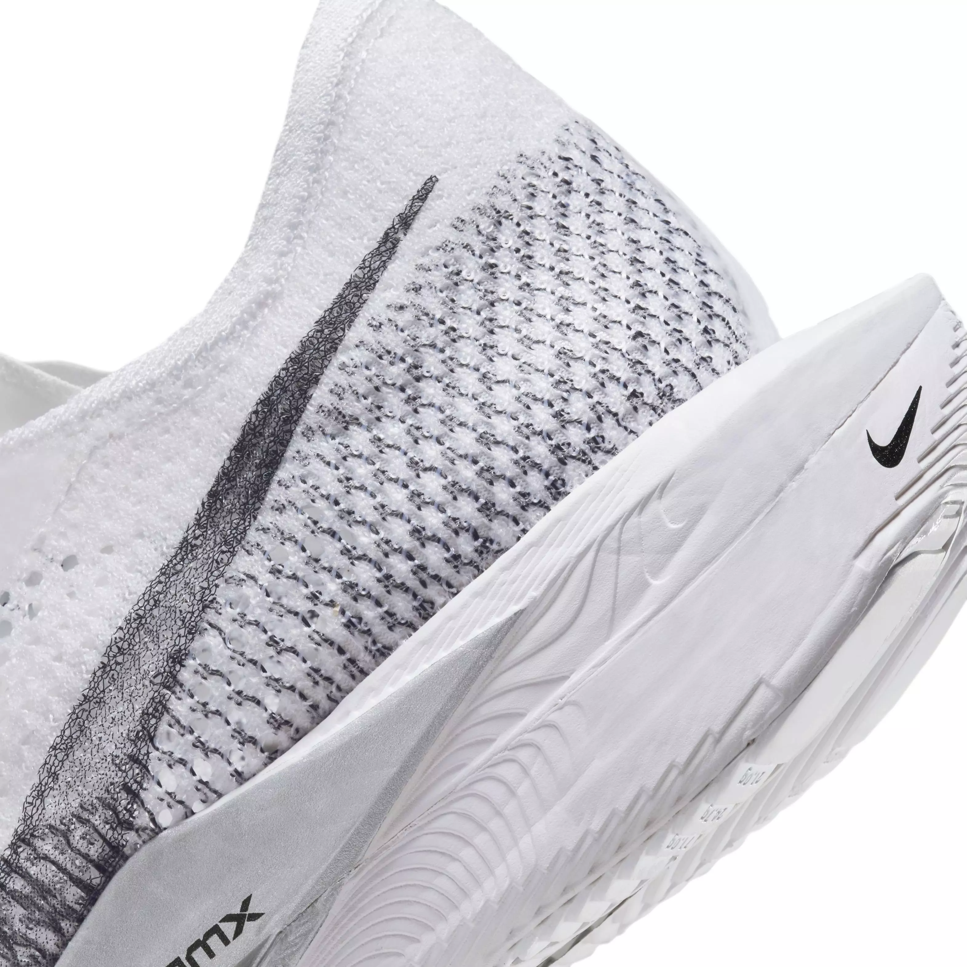 Nike Vaporfly 3 "White/Particle Grey/Metallic Silver/Dark Smoke Grey" Men's Running Shoe - WHITE/GREY/SILVER/DK GREY