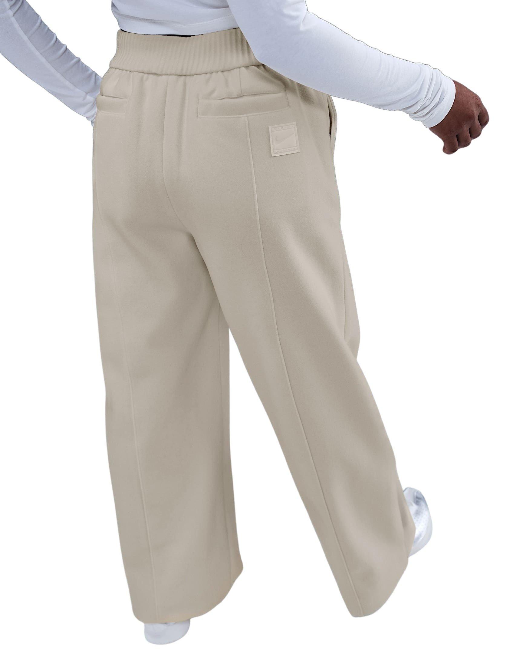 Nike Women's Sportswear Tailored Pants - Ivory - IVORY Thumbnail View 2