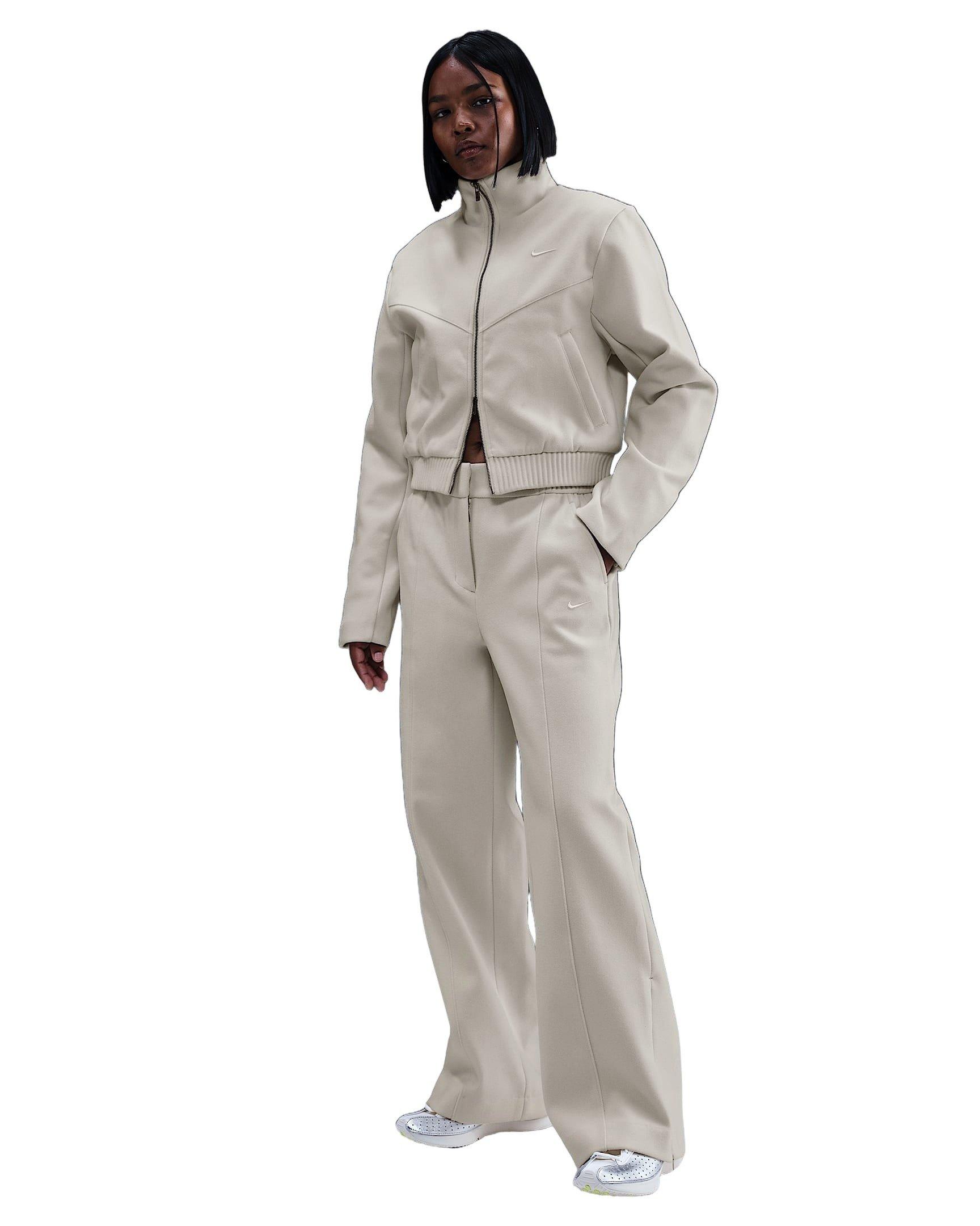 Nike Women's Sportswear Tailored Pants - Ivory - IVORY Thumbnail View 3