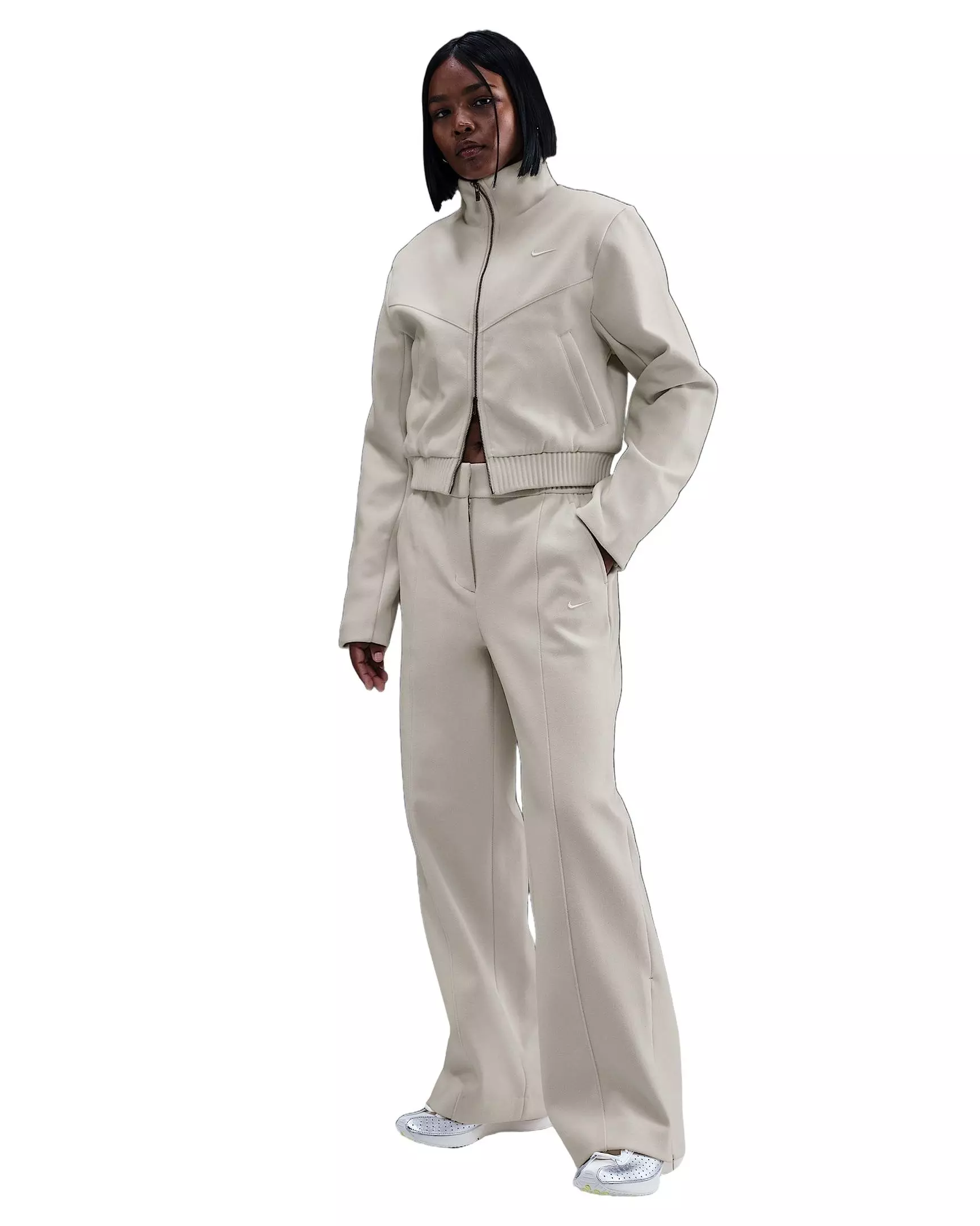 Nike Women's Sportswear Tailored Pants - Ivory - IVORY