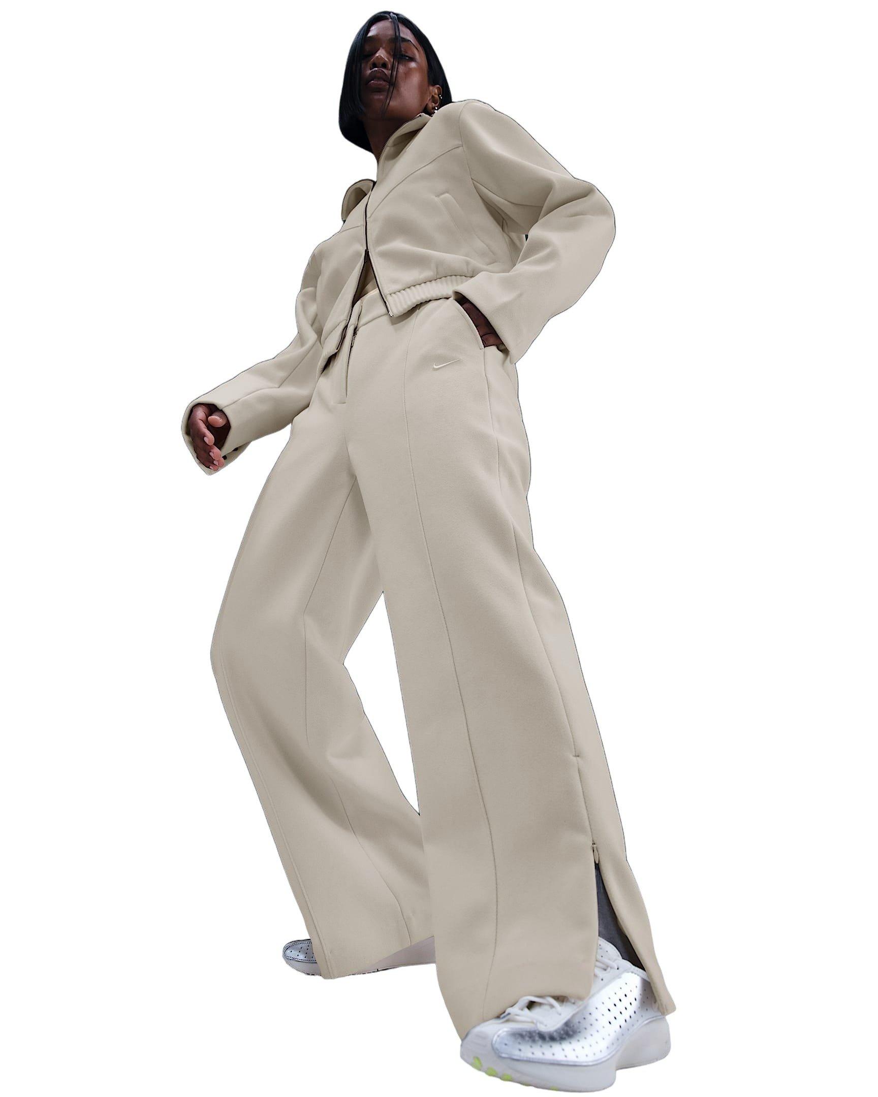 Nike Women's Sportswear Tailored Pants - Ivory - IVORY Thumbnail View 5