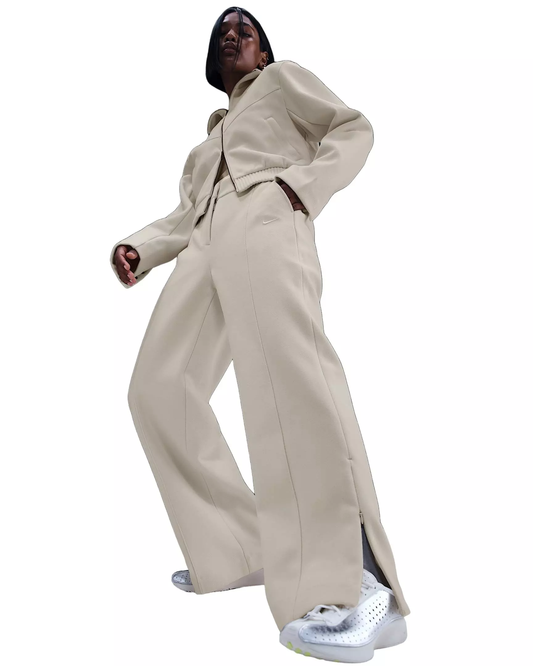 Nike Women's Sportswear Tailored Pants - Ivory - IVORY