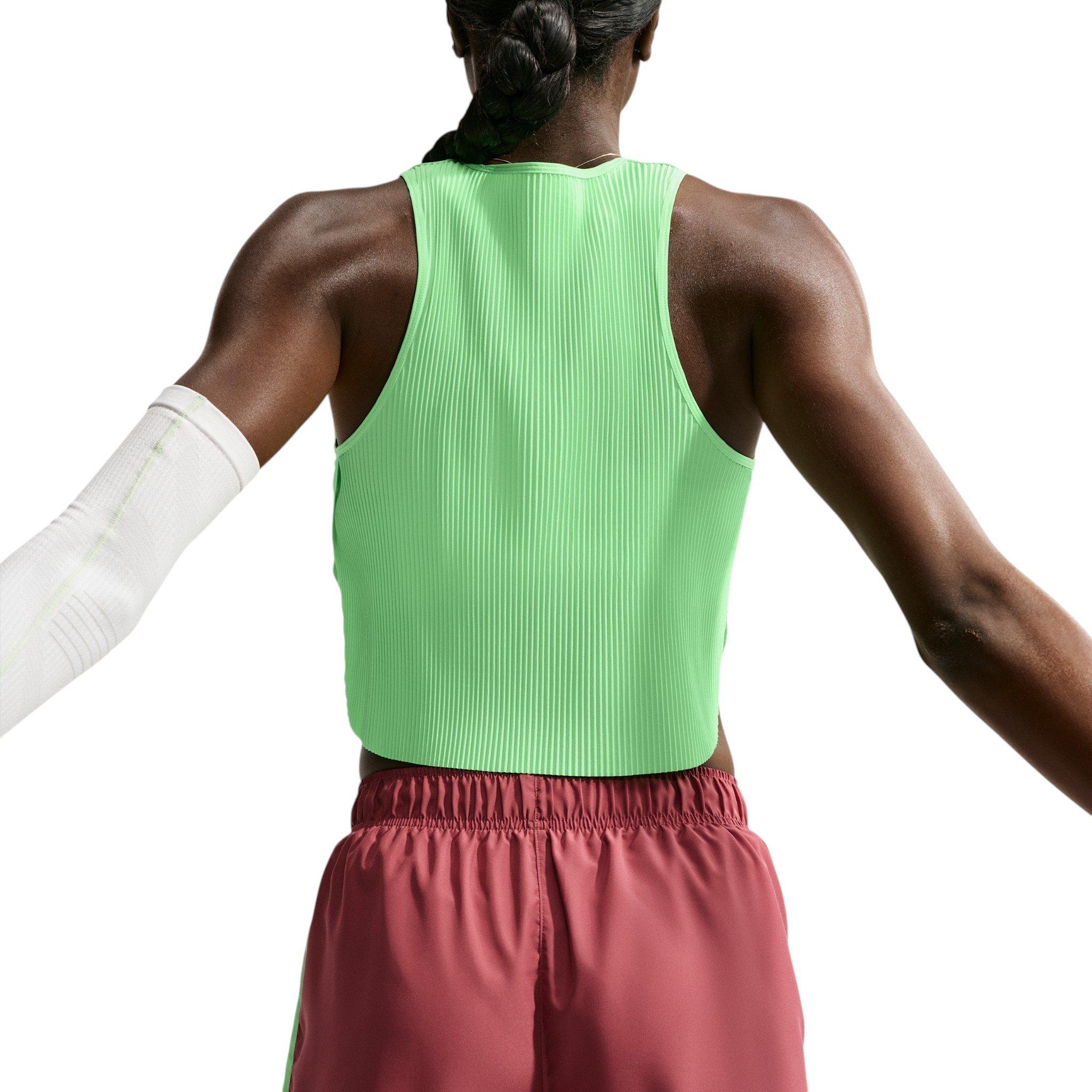 Nike Women's AeroSwift Dri-FIT ADV Crop Tank Top - Green - GREEN